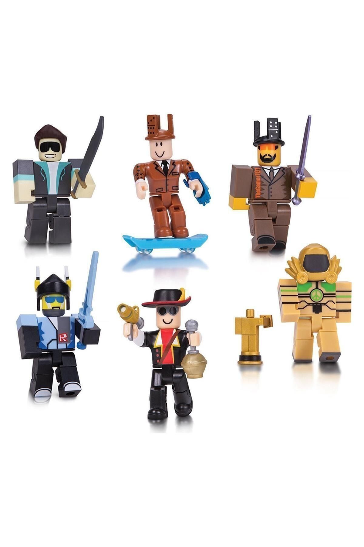 Robos E-kids Roblox Oyuncak 6 Figür 13 Parça Xl Büyük Boy Oyun Seti