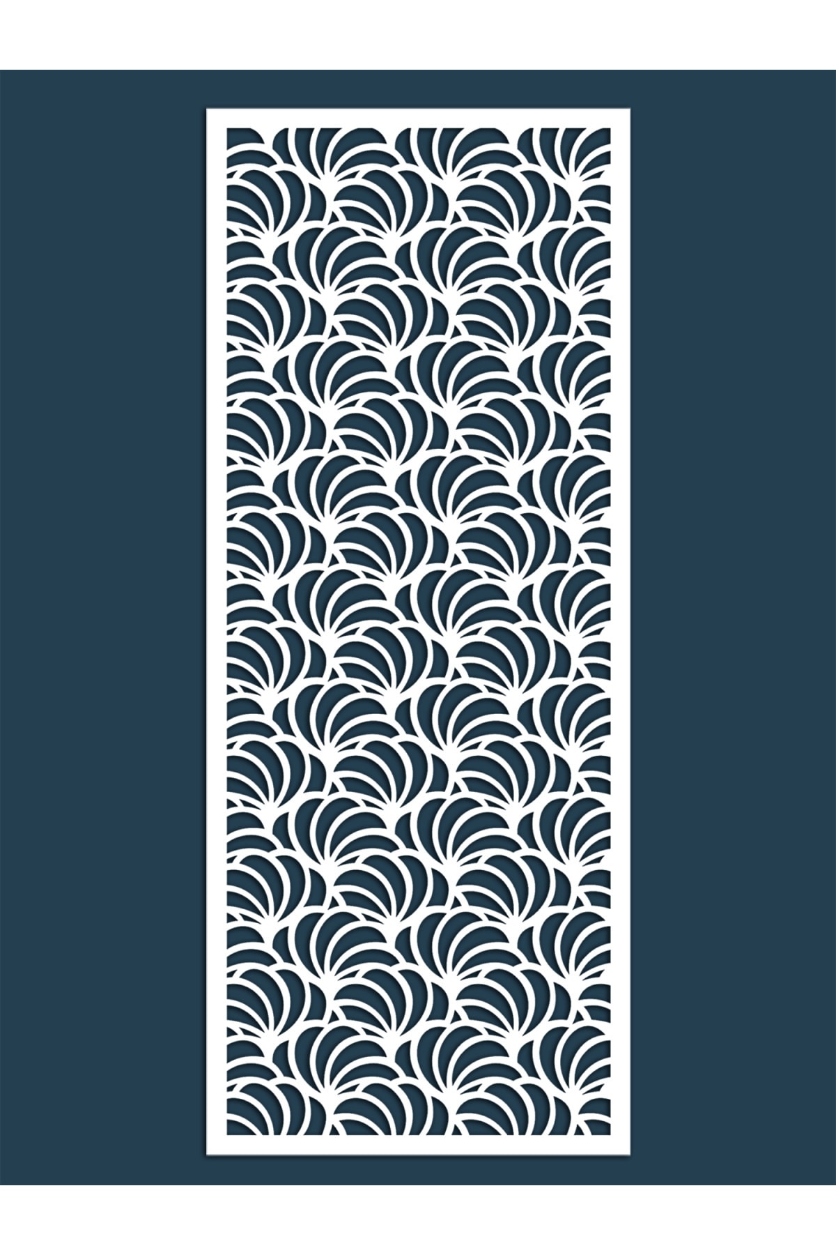 Liar Dekor Liar Ahşap Seperatör (Paravan) - KSP-65 - (10 mm) - (60 cm x 160 cm) - (Beyaz)
