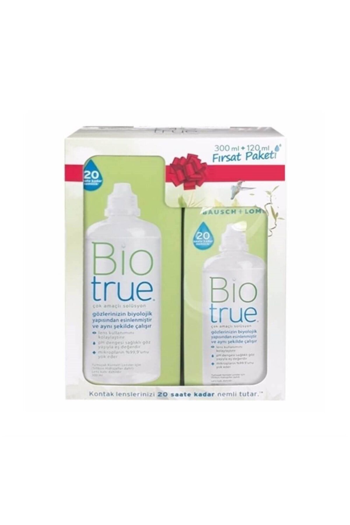 Biotrue Bausch & Lomb Bio True Lens Solüsyonu 300 ml + 120 ml
