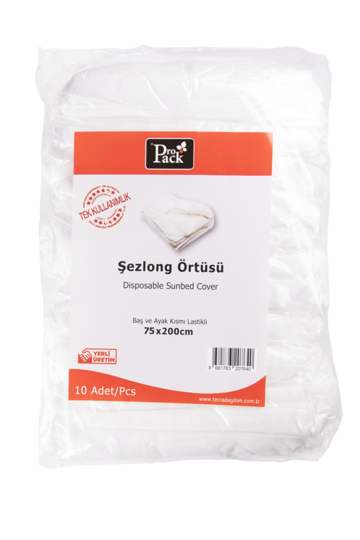 Propack Şezlong Örtü Lastikli 10 Adet 70*200 cm
