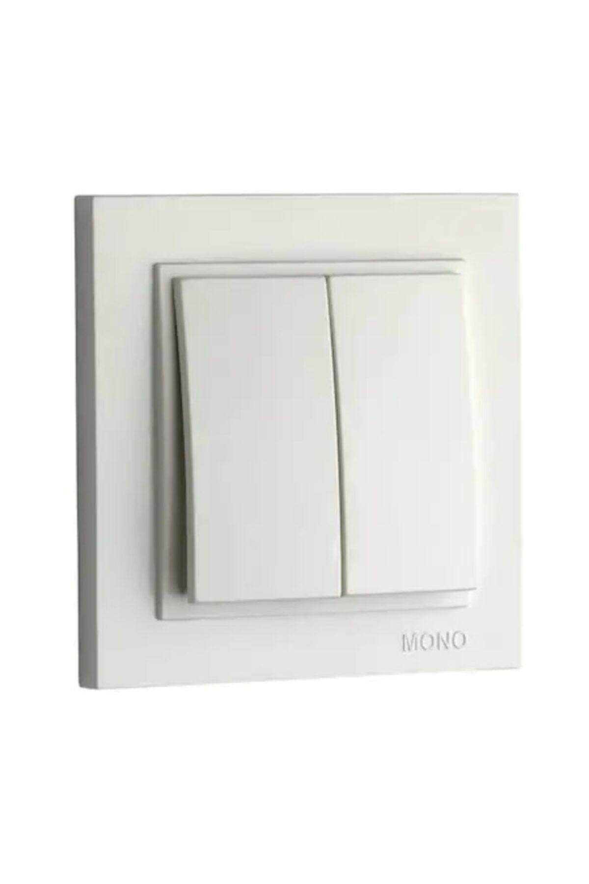 MONO Despina Komütatör Ikili Anahtar Beyaz Çerçeveli