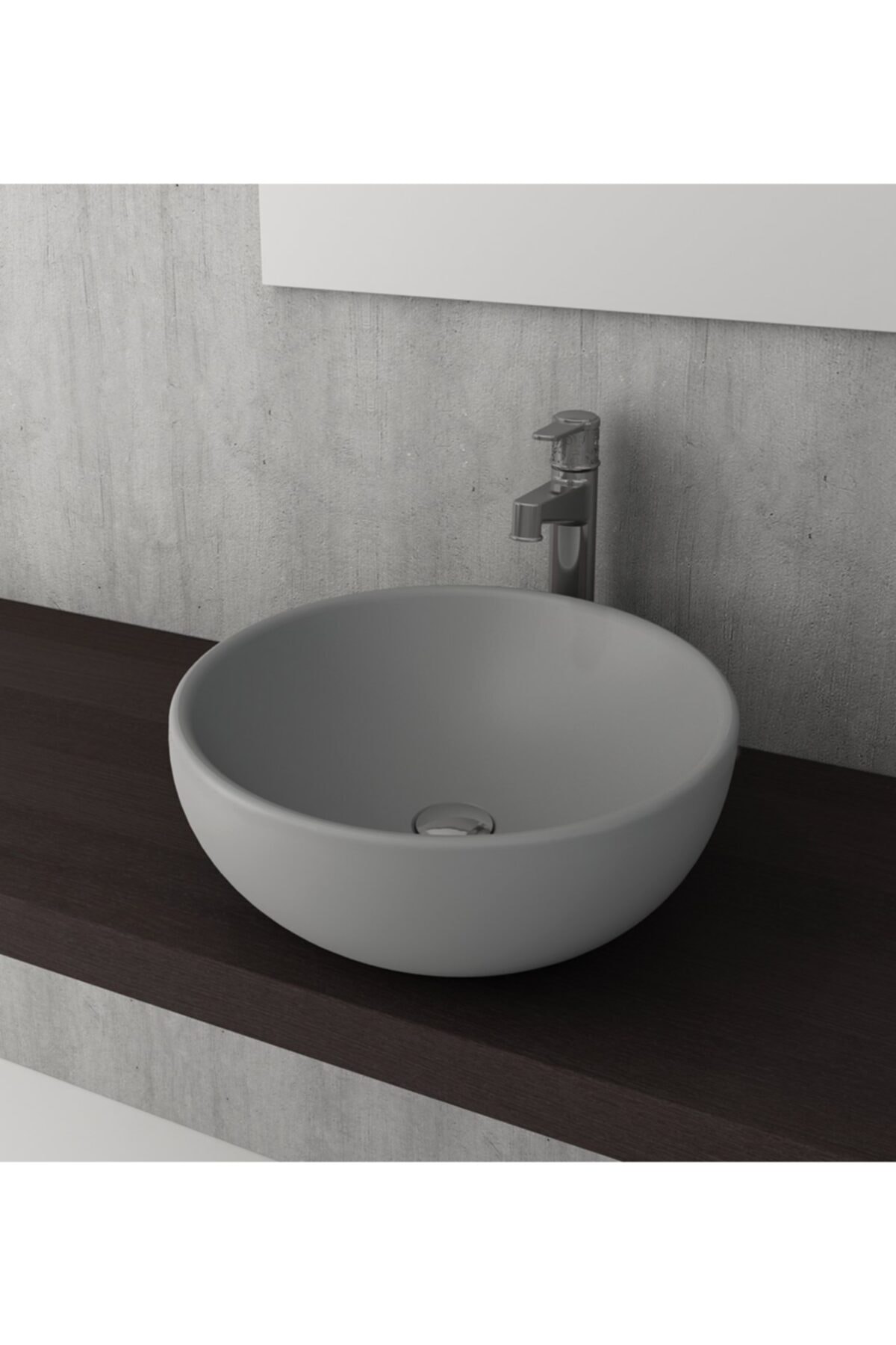 Bocchi Venezia Çanak Lavabo Mat Gri