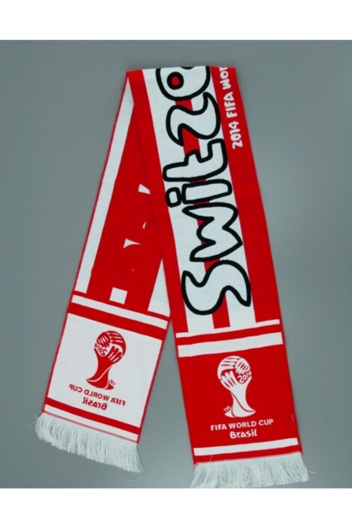 aksesuarix Isviçre Futbol Taraftar Atkı Pl1121kz