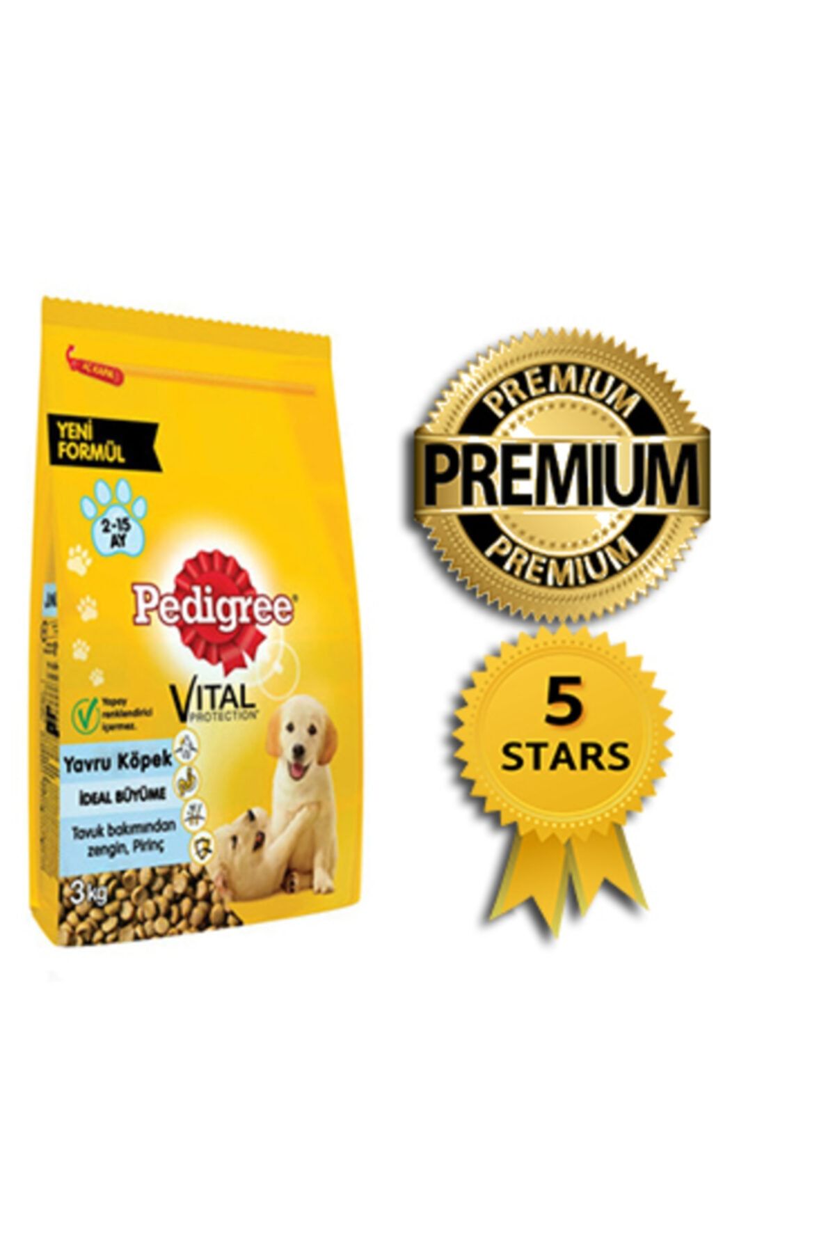 pedigree pedigre kopek yavru tavuk pirinc 3 kg fiyati yorumlari trendyol