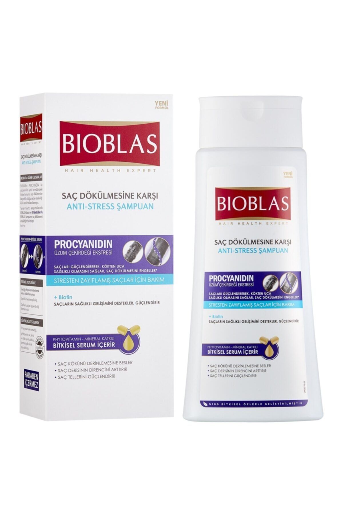 Bioblas Procyanidin Saç Dökülmesine Karşı Anti-stress Şampuan 360 ml
