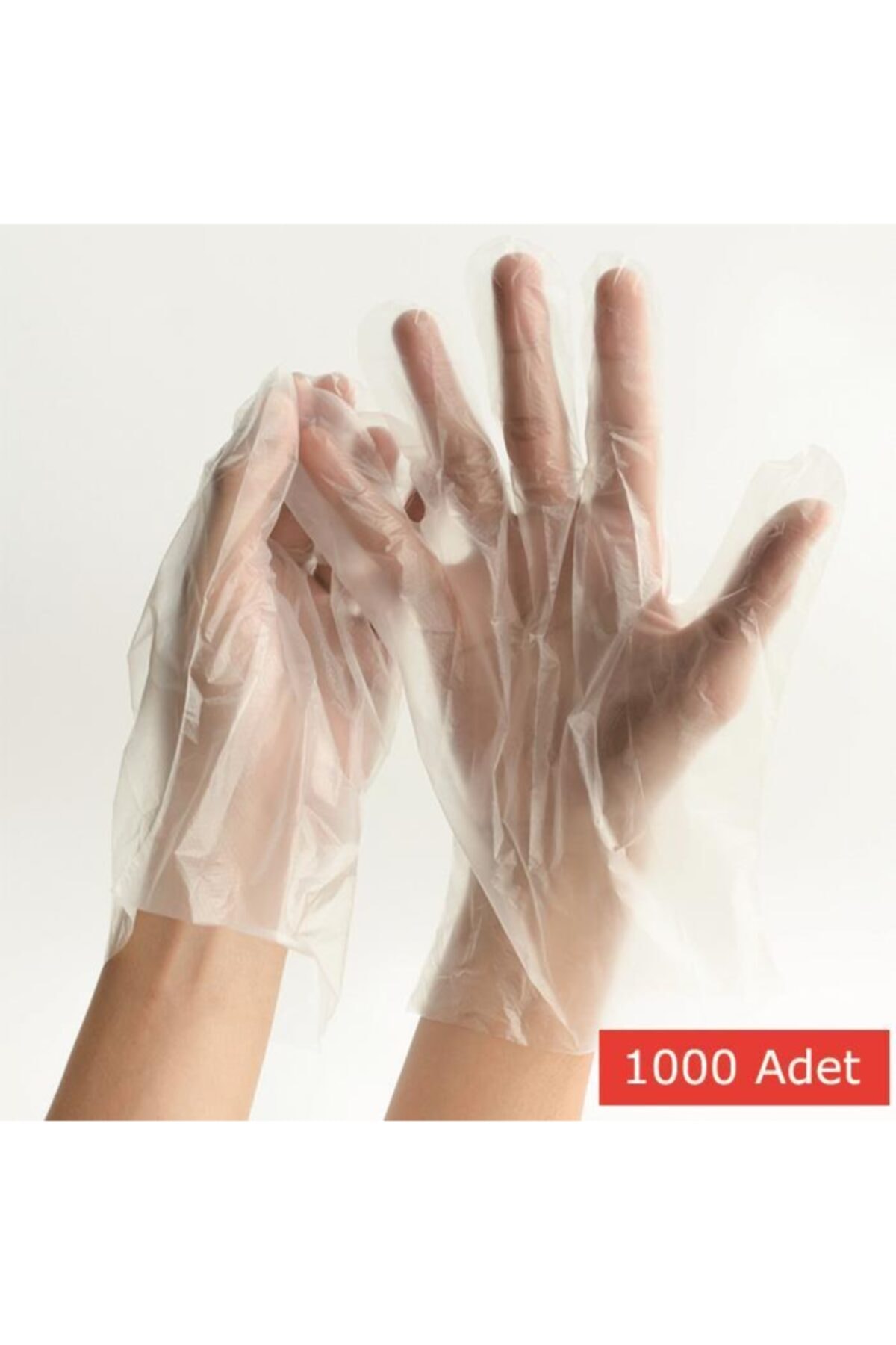 Evmarketi Tek Kullanımlık Şeffaf Hijyenik Poşet Eldiven 1000 Adet Eko Paket