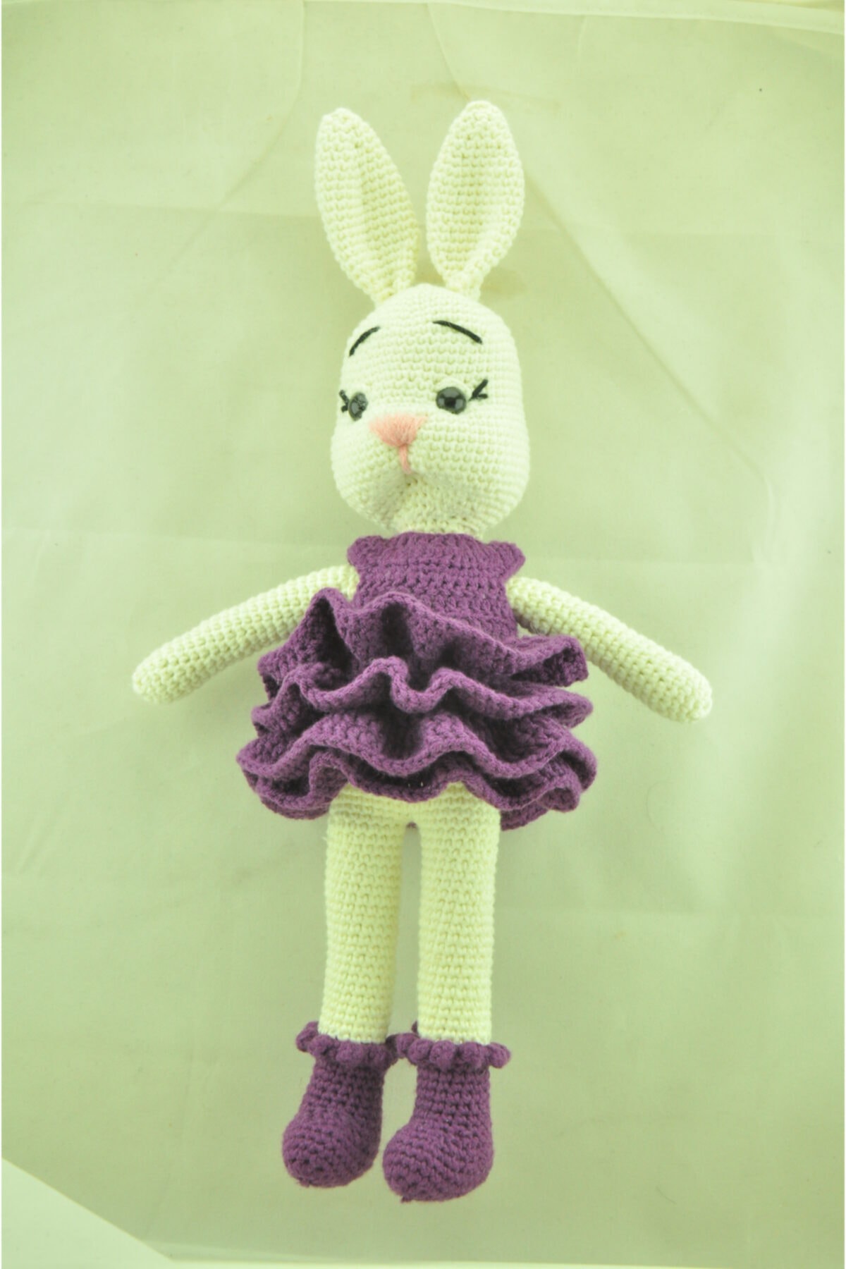 ByBuSe Baby Organik Amigurumi Uyku Arkadaşı Kız Tavşan