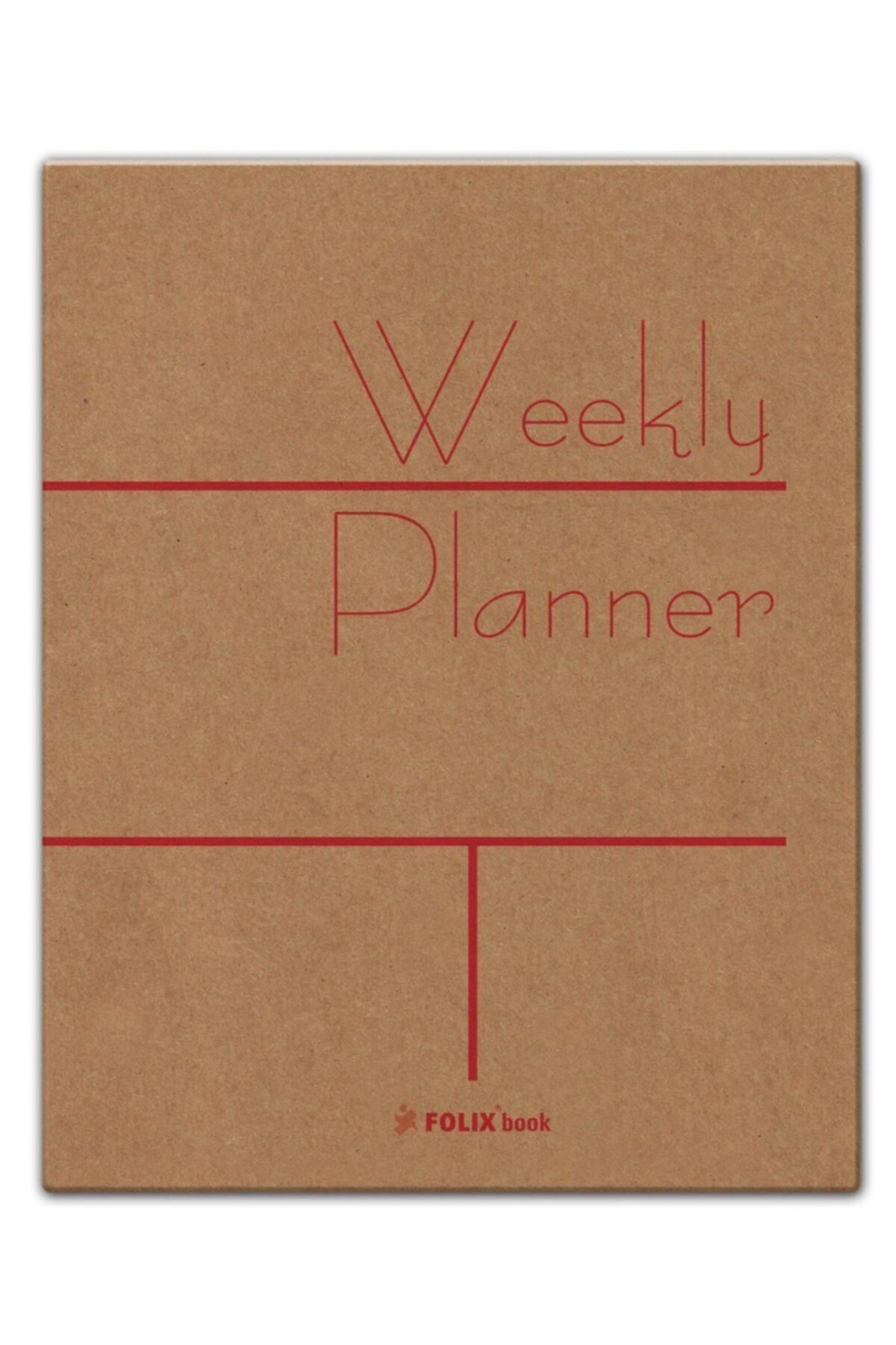 Folix Folıx Book Weekly Planner 12*17 70 Gr Ivory 54 Yp.