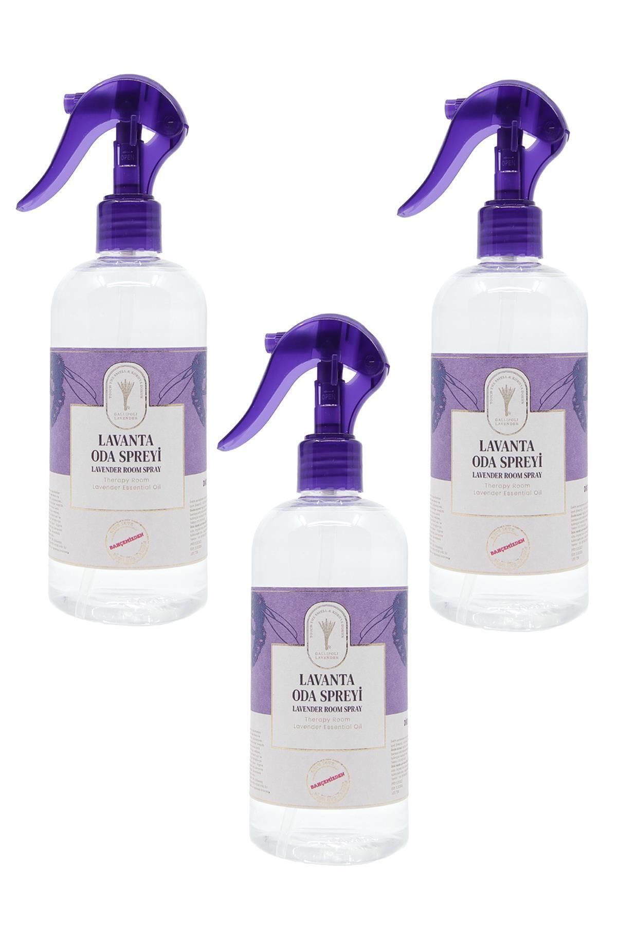 Gallipoli Lavender Lavanta Yağlı Sprey Oda Kokusu 400 ml 3 Adet
