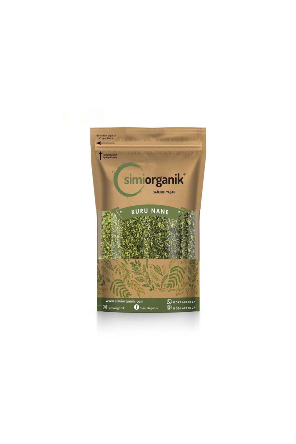Simiorganik 1. Sınıf Kuru Nane 500 gr.