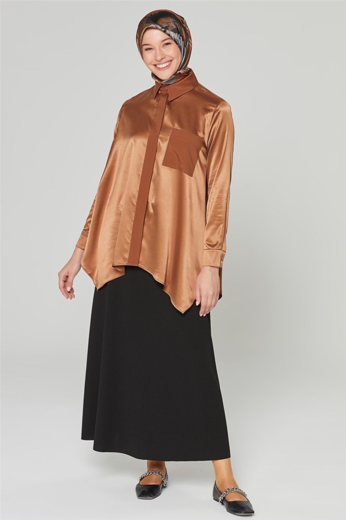 Armine Gömlek 20ka3925 Camel