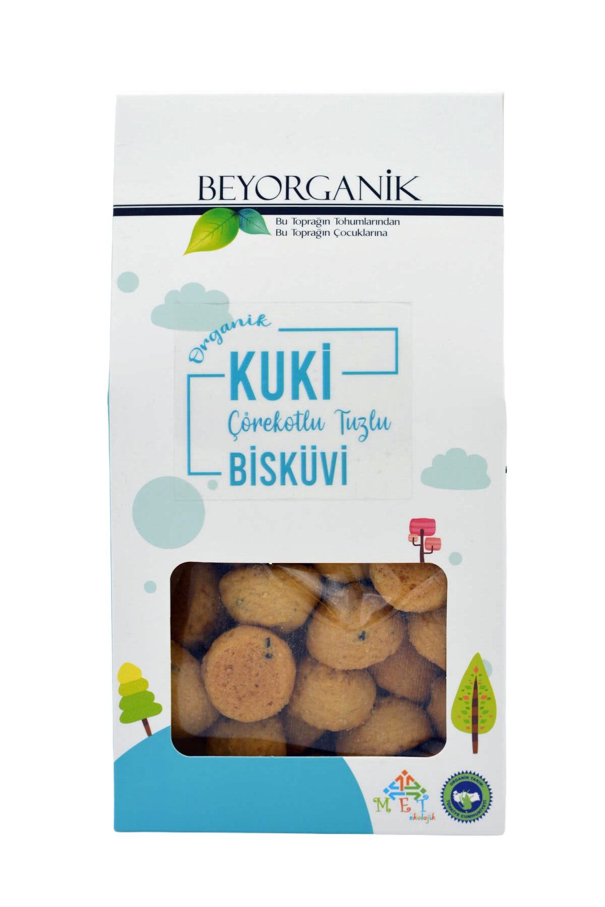 BEYORGANİK Kuki Çörekotlu Tuzlu 120 Gr