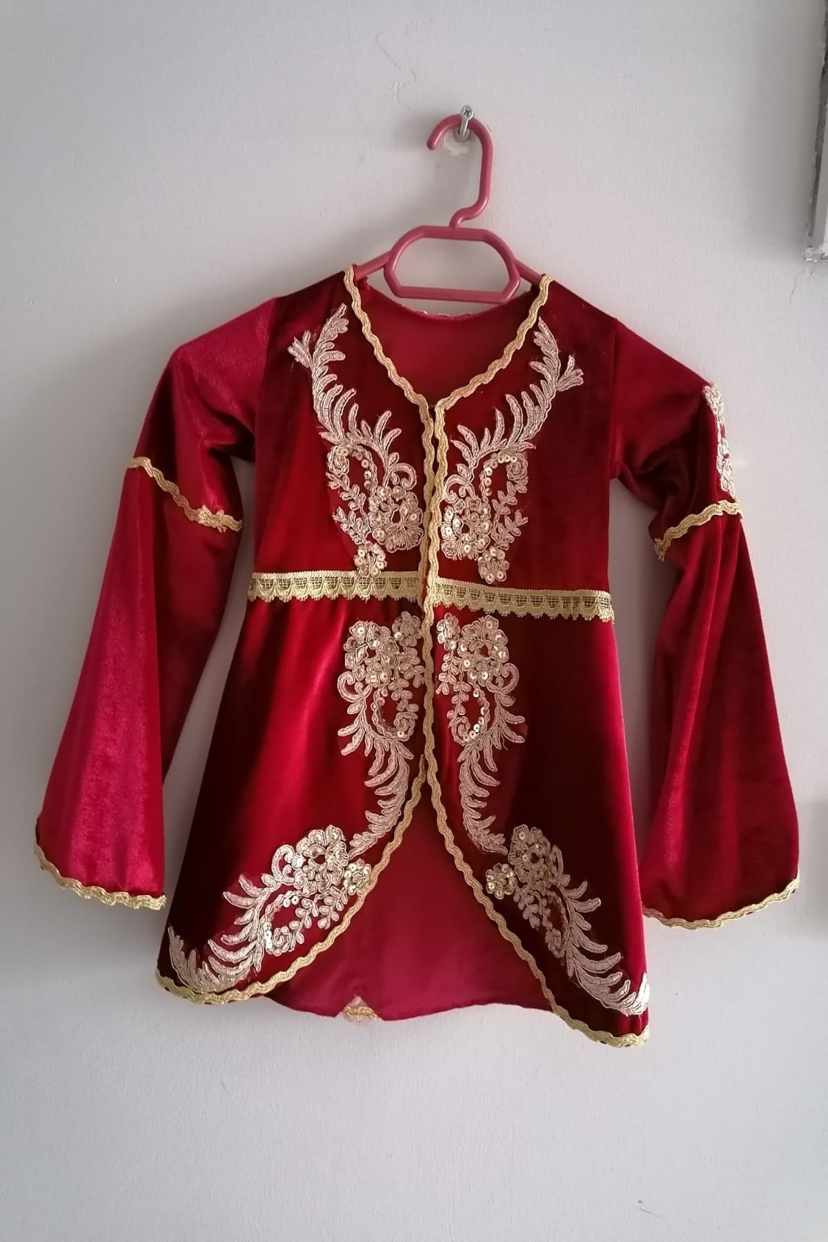 Beraat Moda Evi Özel Dikim Kadife Çocuk Bindallısı