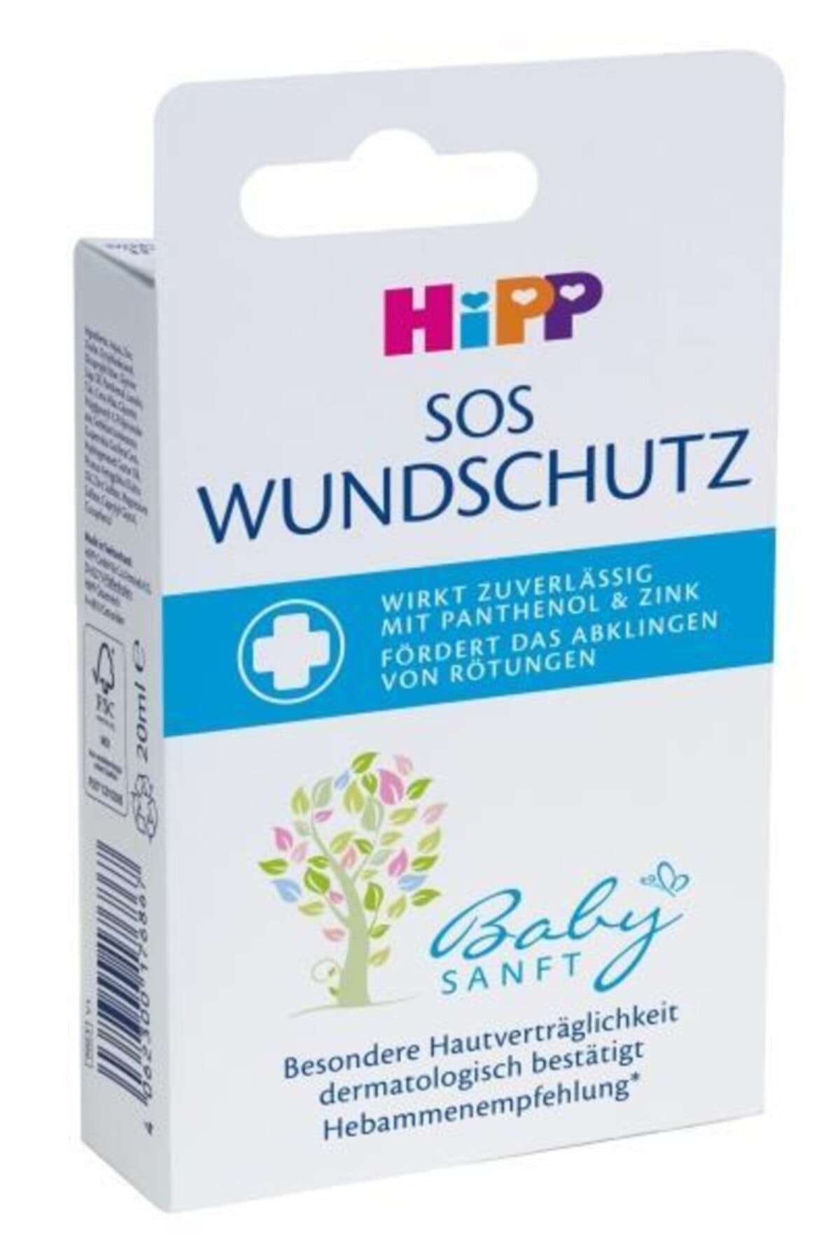 Hipp Babysanft Sos Inatçı Pişik Ve Yara Kremi 20 ml