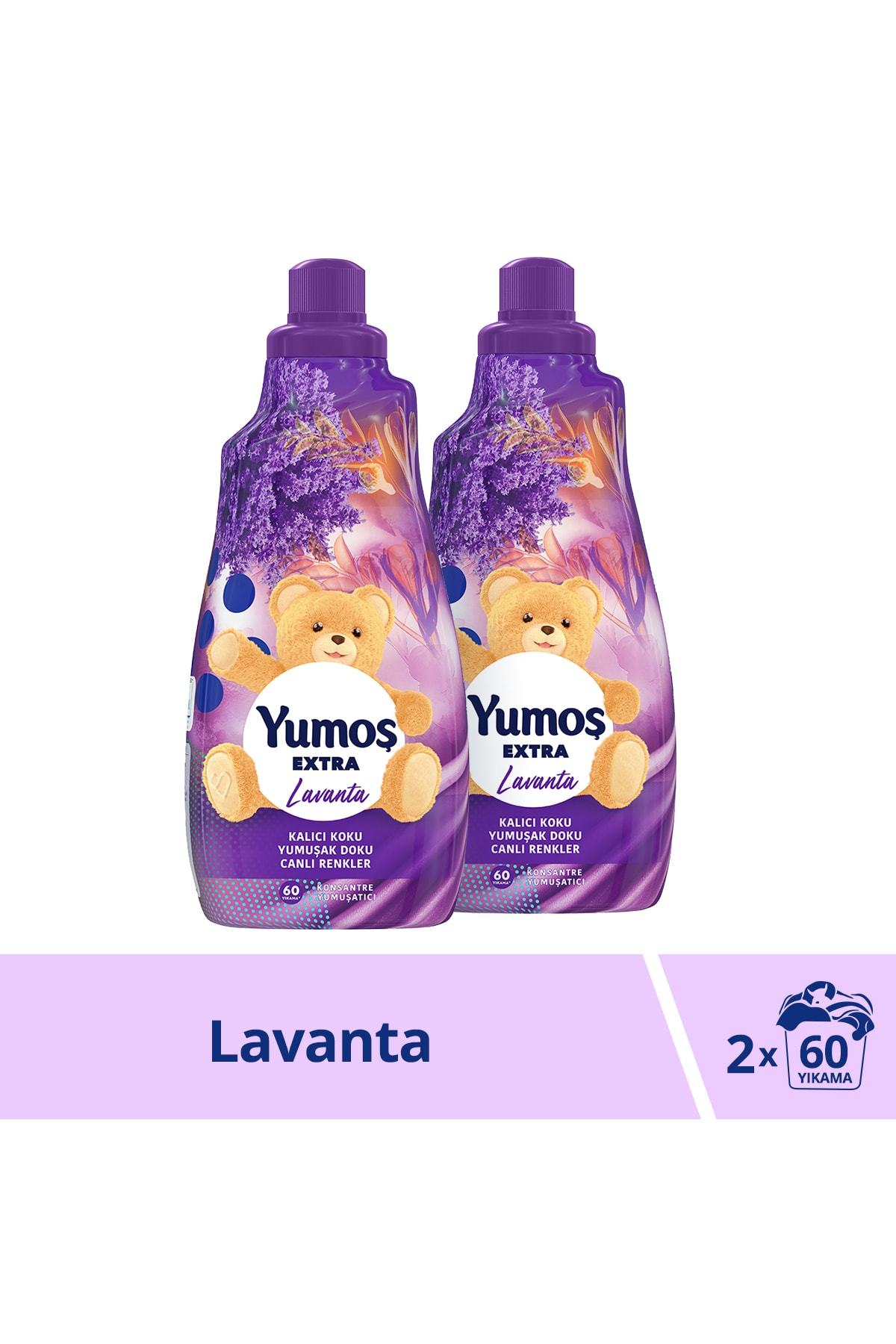Yumoş Extra Lavanta & Manolya 1440ml – 2’li Paket