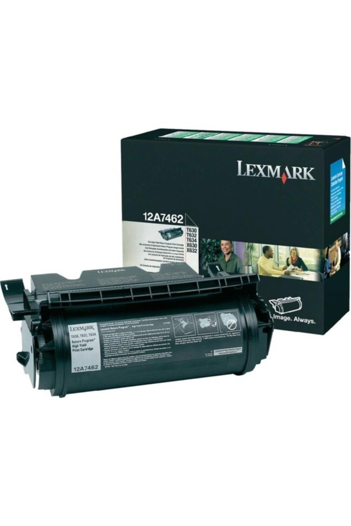 Lexmark T630 Toner T632-t634-x63212a761212a746221.000 Sayfa