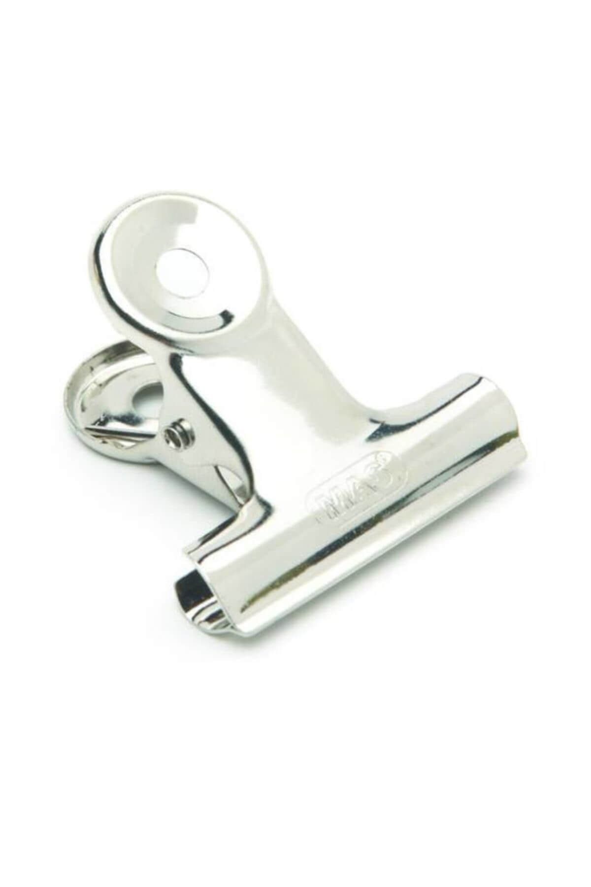 Mas Beyaz Metal Kıskaç Yaylı 30 mm