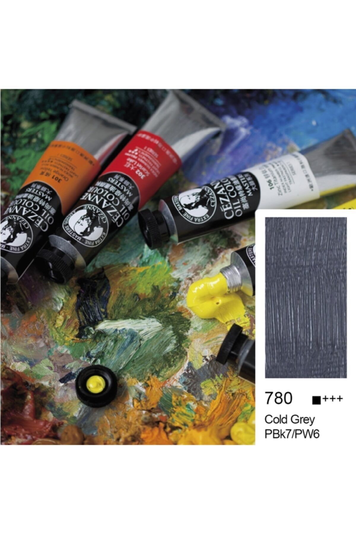 Bigpoint Cezanne Extra Fine Yağlı Boya 45 Ml Cold Grey 780 6'lı Kutu