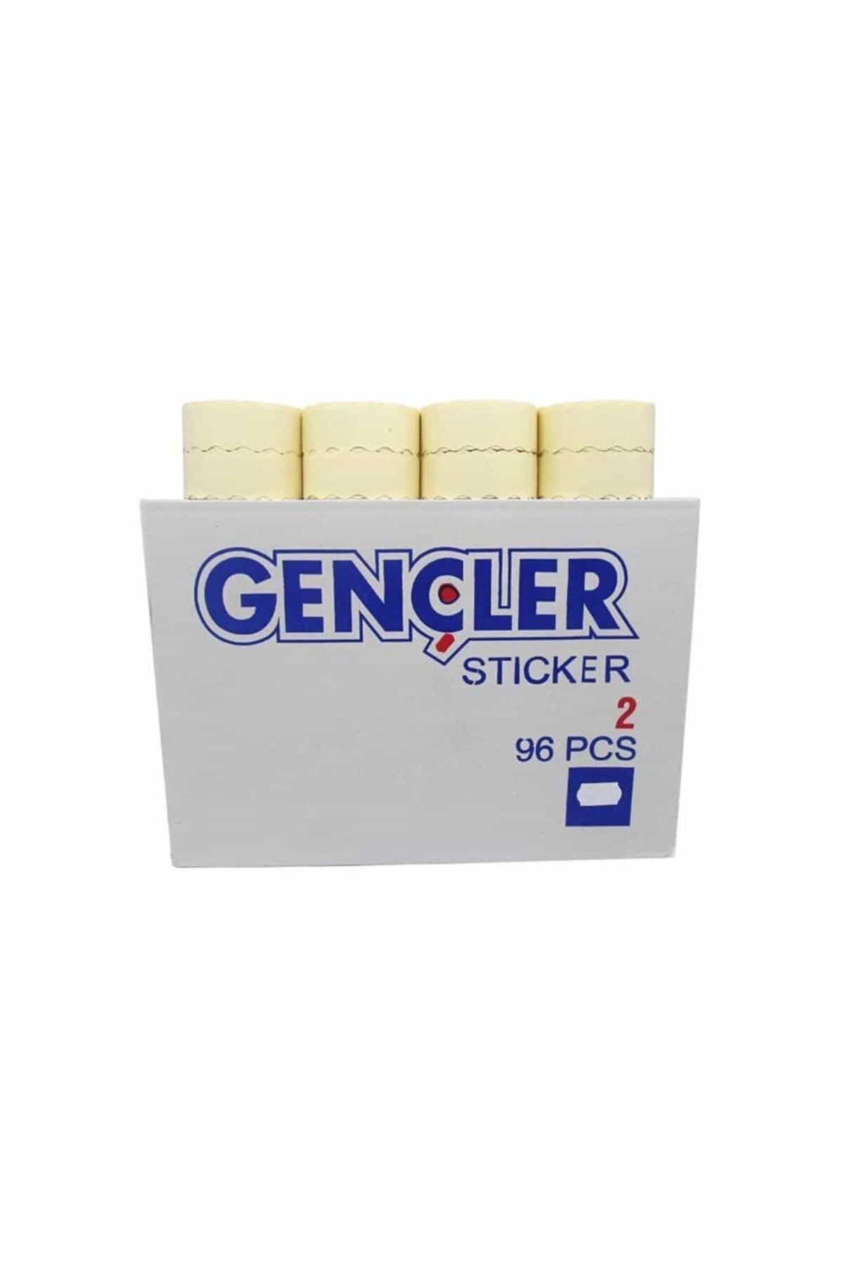 FDM Gençler Kırmızı Meto Etiketi 4 No (96 Rulo) (1 Rulo 1000 Adet)