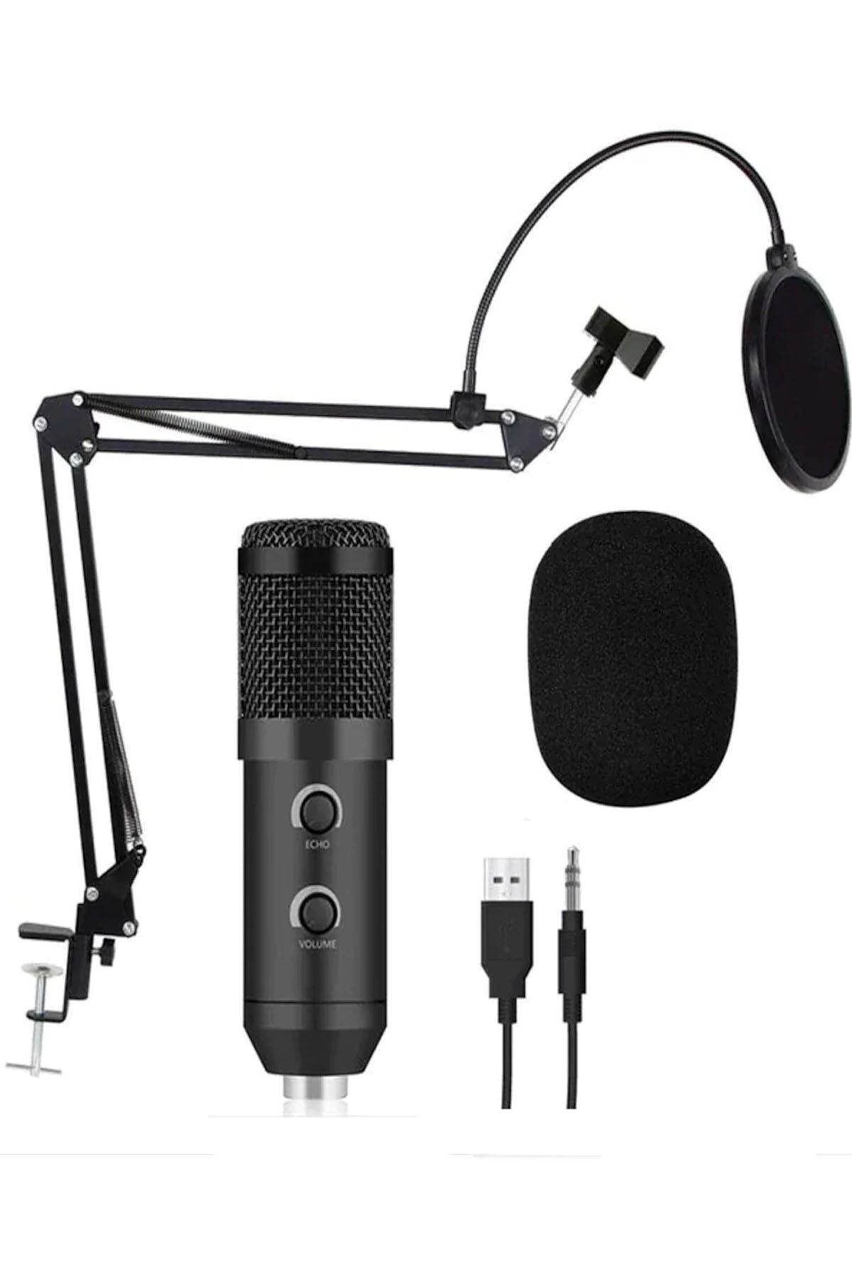 Vothoon Music D.j M800u Usb Stüdyo Youtuber Twitch Kayıt Mikrofonu Stand