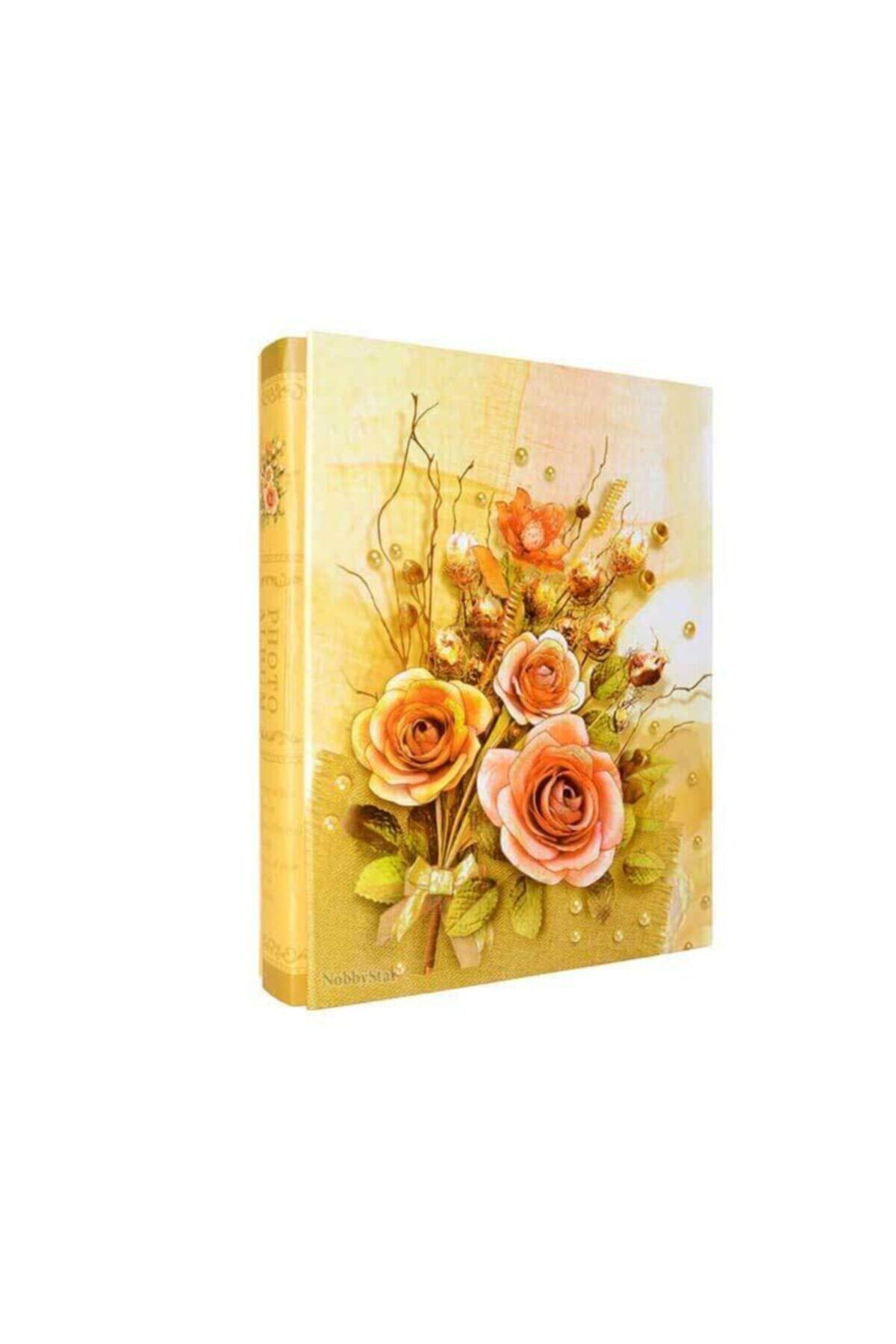 Brand House Kutulu Fotoğraf Albümü ( Gül Desenli ) 200'lük 10x15 cm