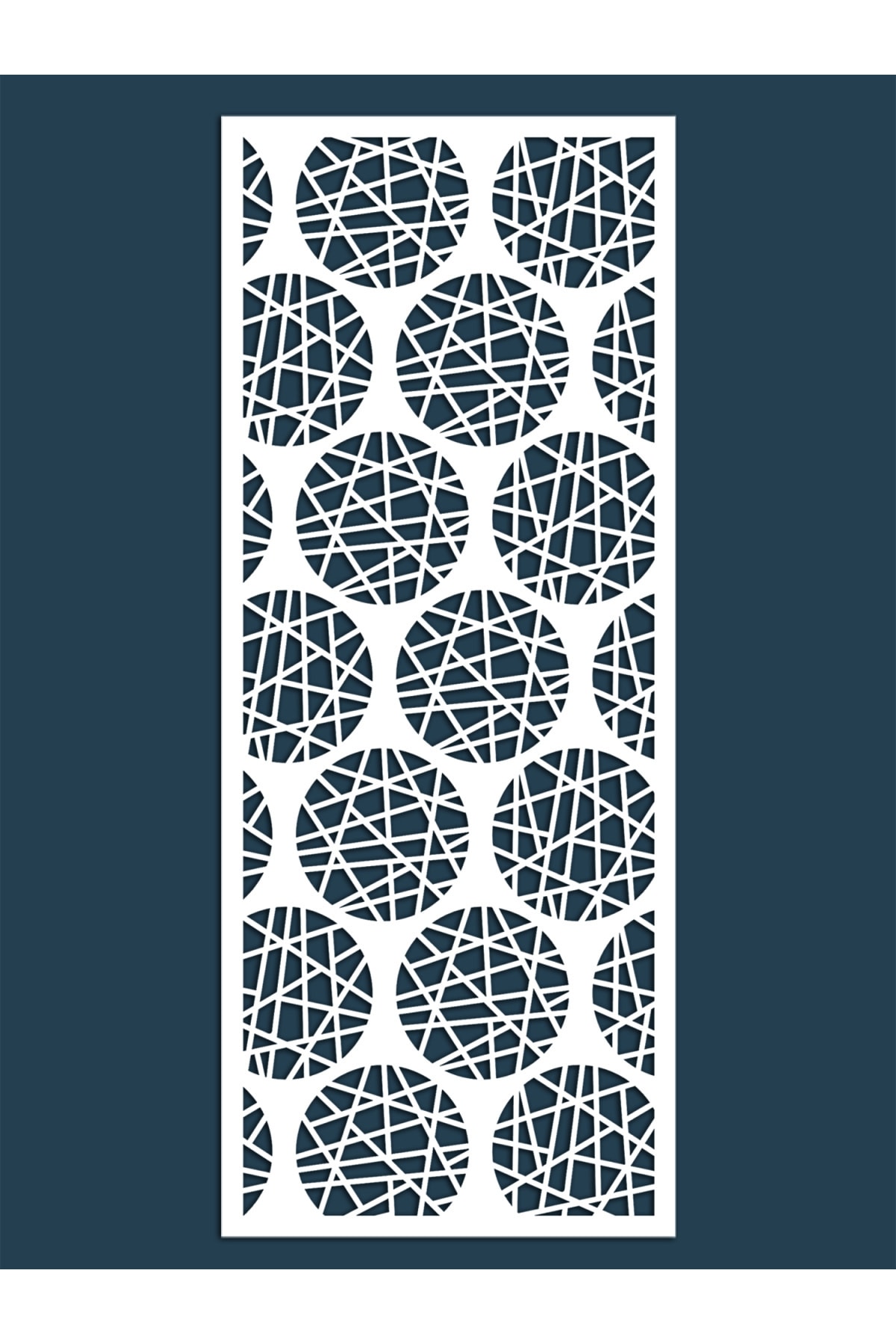 Liar Dekor Liar Ahşap Seperatör (Paravan) - KSP-104 - (18 mm) - (100 cm x 210 cm) - (Beyaz)