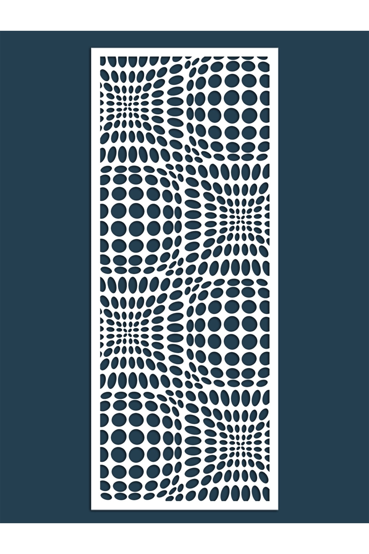 Liar Dekor Liar Ahşap Seperatör (Paravan) - KSP-106 - (18 mm) - (60 cm x 160 cm) - (Beyaz)