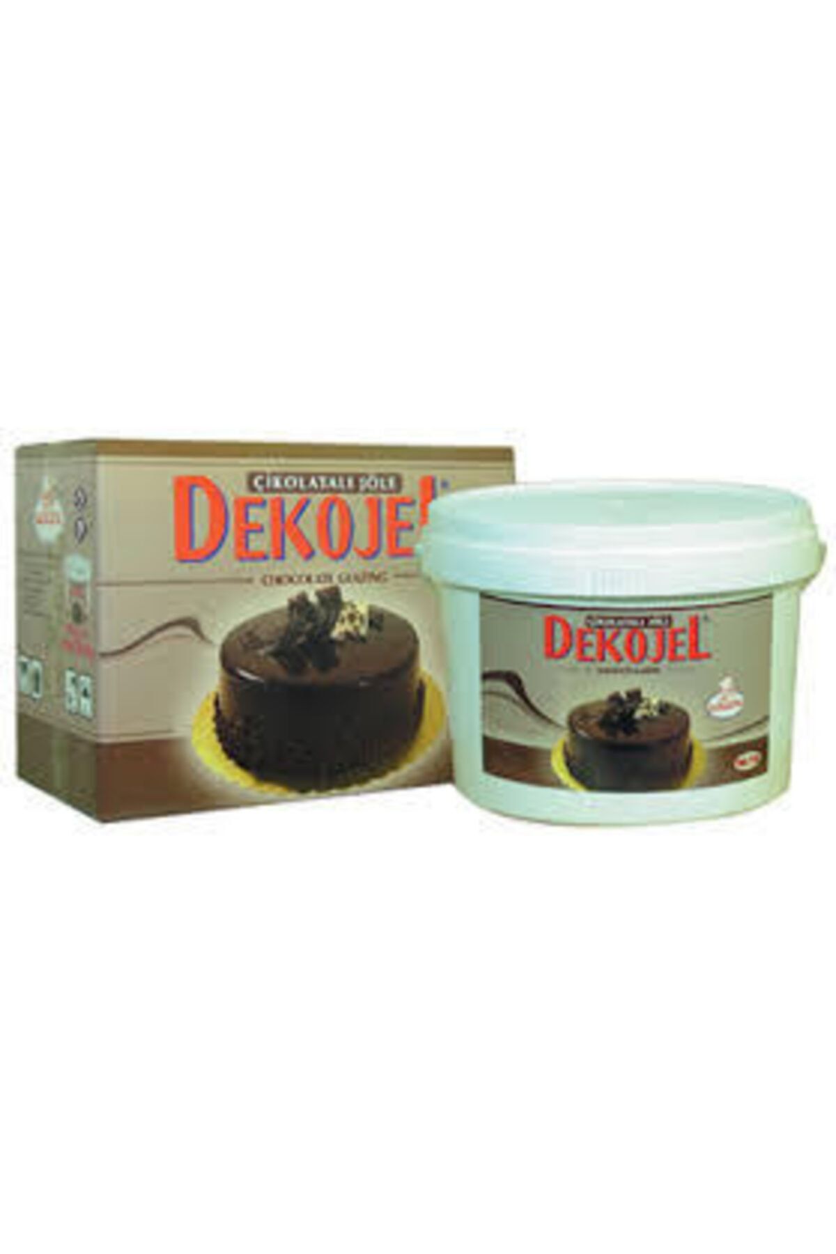 GÜNIŞIĞI SHOP Gonıışığı Shop Dekojel Çikolata Soğuk Pasta Jeli 7kg