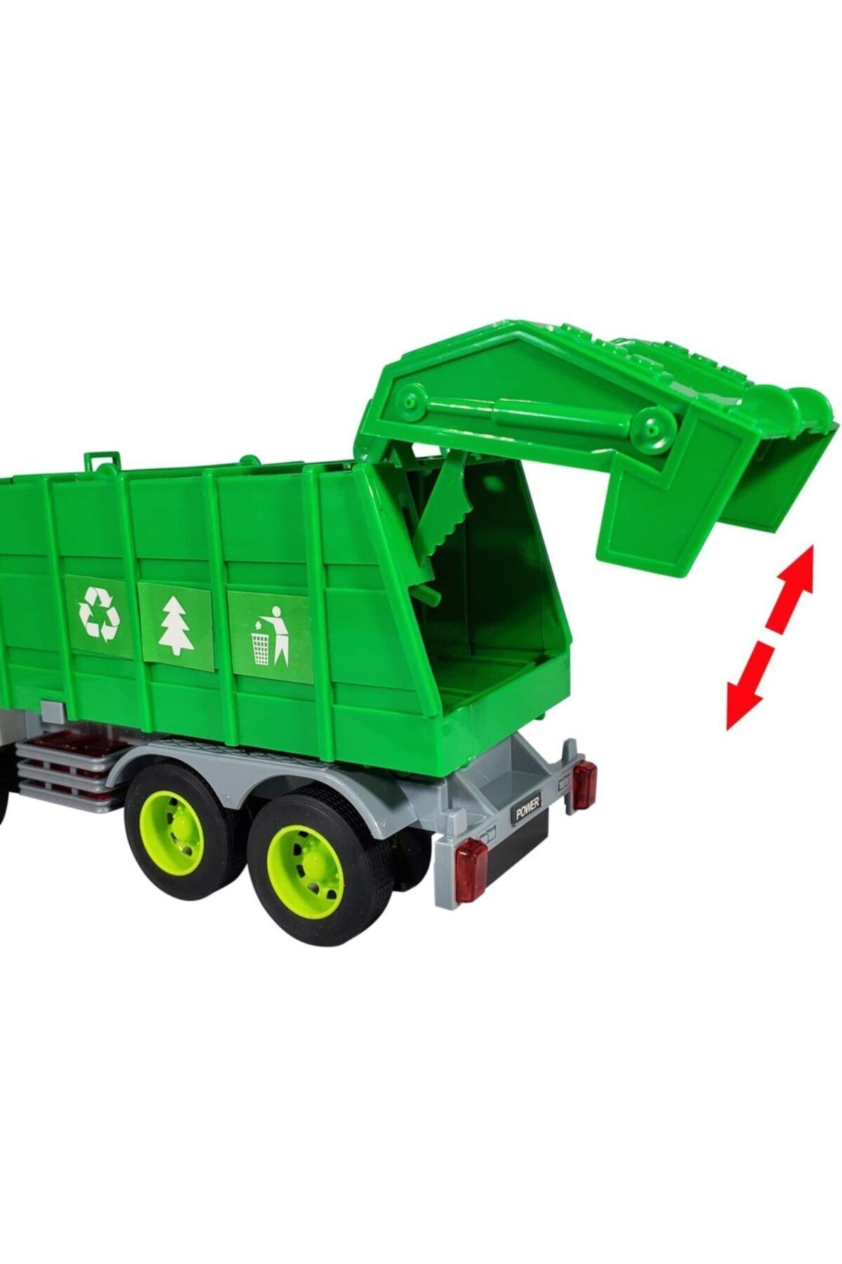 Bulldozer Müzikli Işıklı Çöp Kamyonu Wy308s