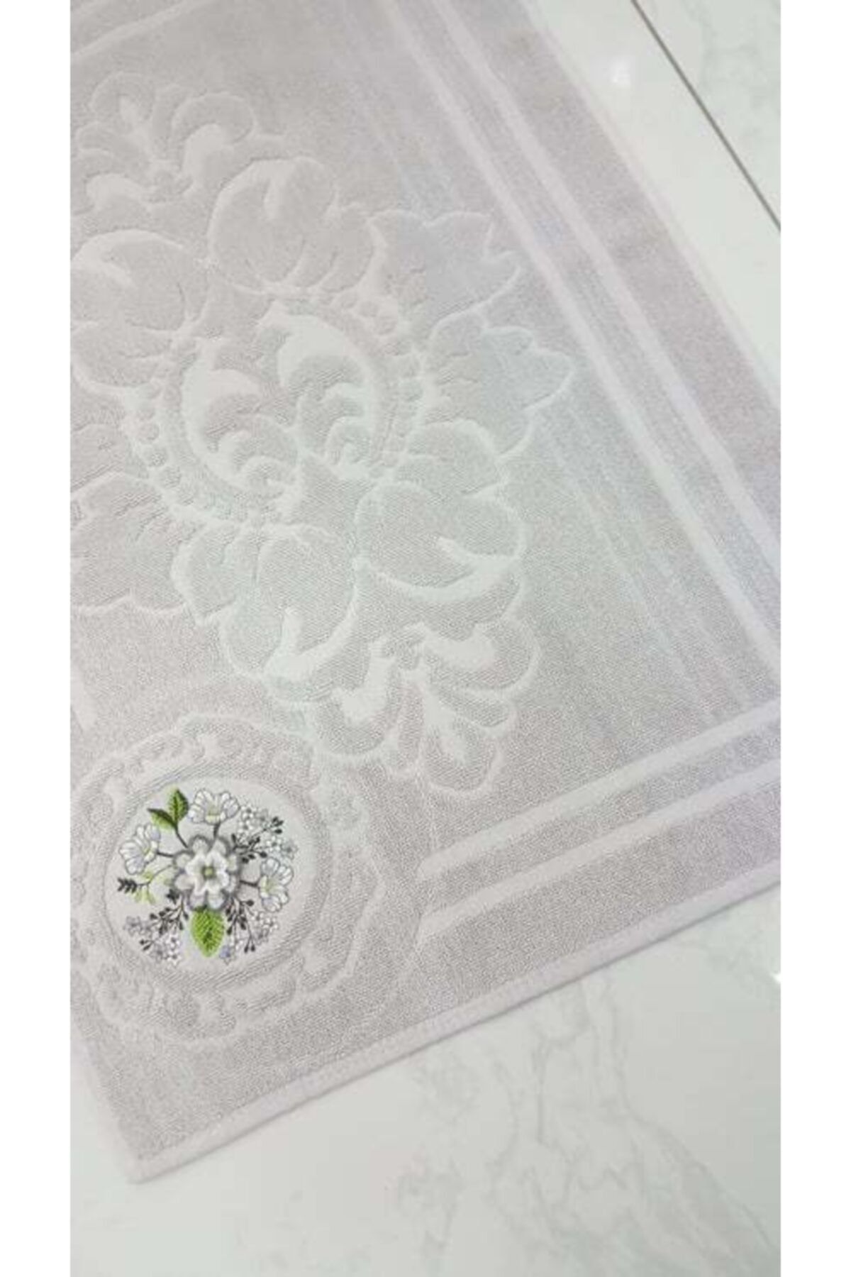 fiesta nakisli 100 pamuk 50x70 ayak havlusu gri fiyati yorumlari trendyol
