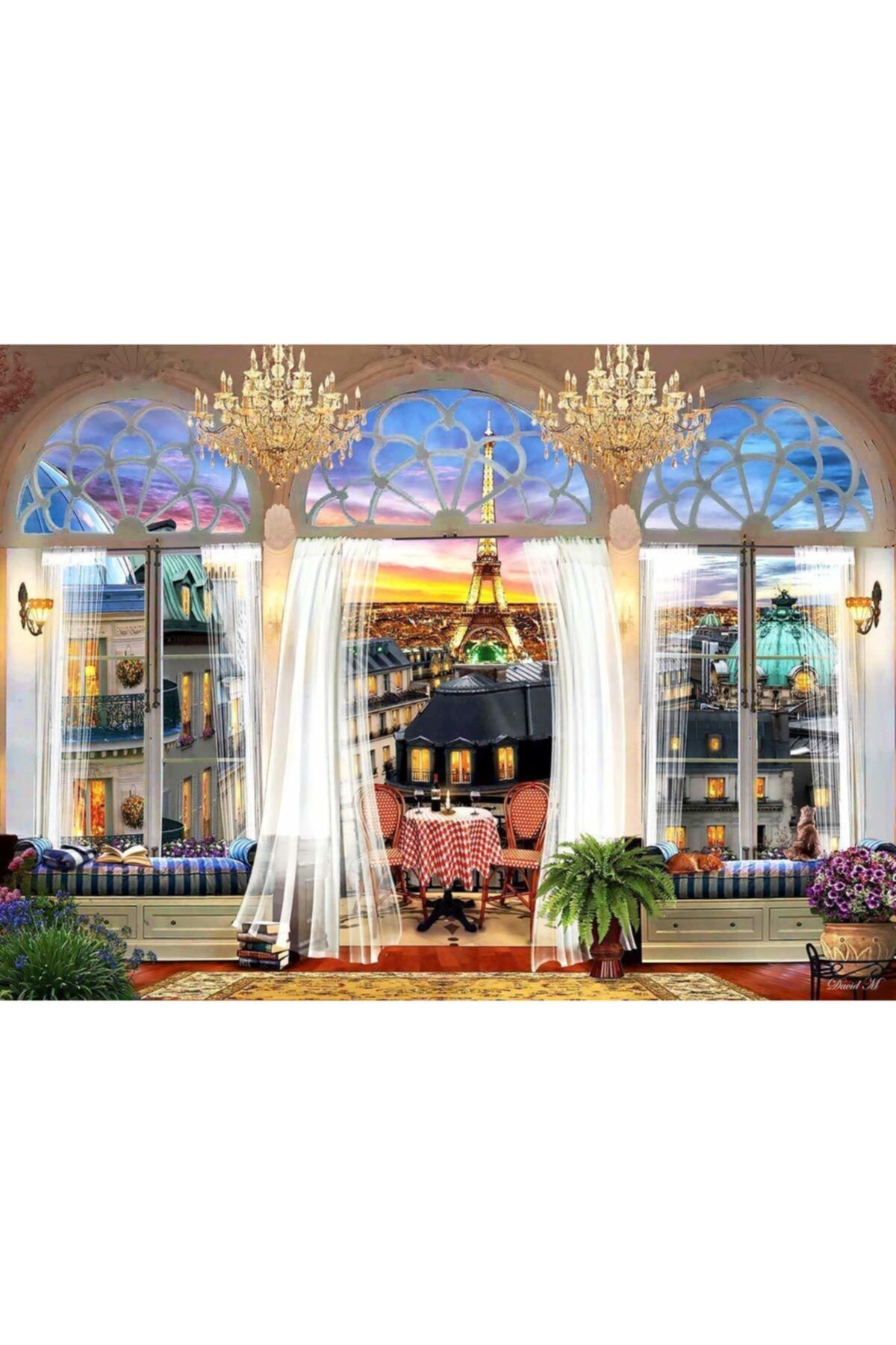 Anatolian Puzzle Anatolıan Puzzle 1000 Parça - Paris Teras Manzarası - 1091