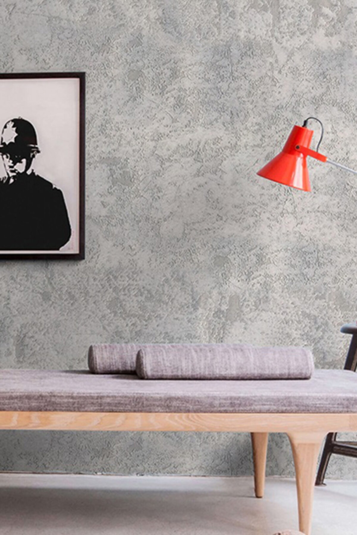 Decowall Royal Port Mavi Sade Desenli Duvar Kağıdı 8811-03