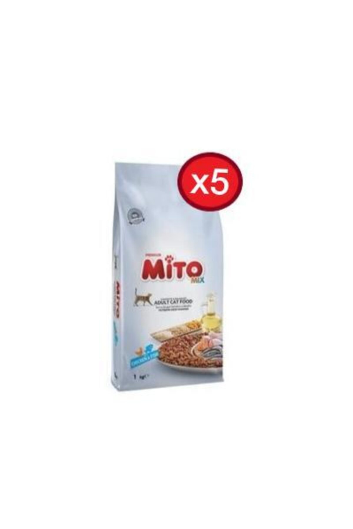 Mito Mix Kedi Maması 1kg X 5 Adet Mix1kgx5 Adet