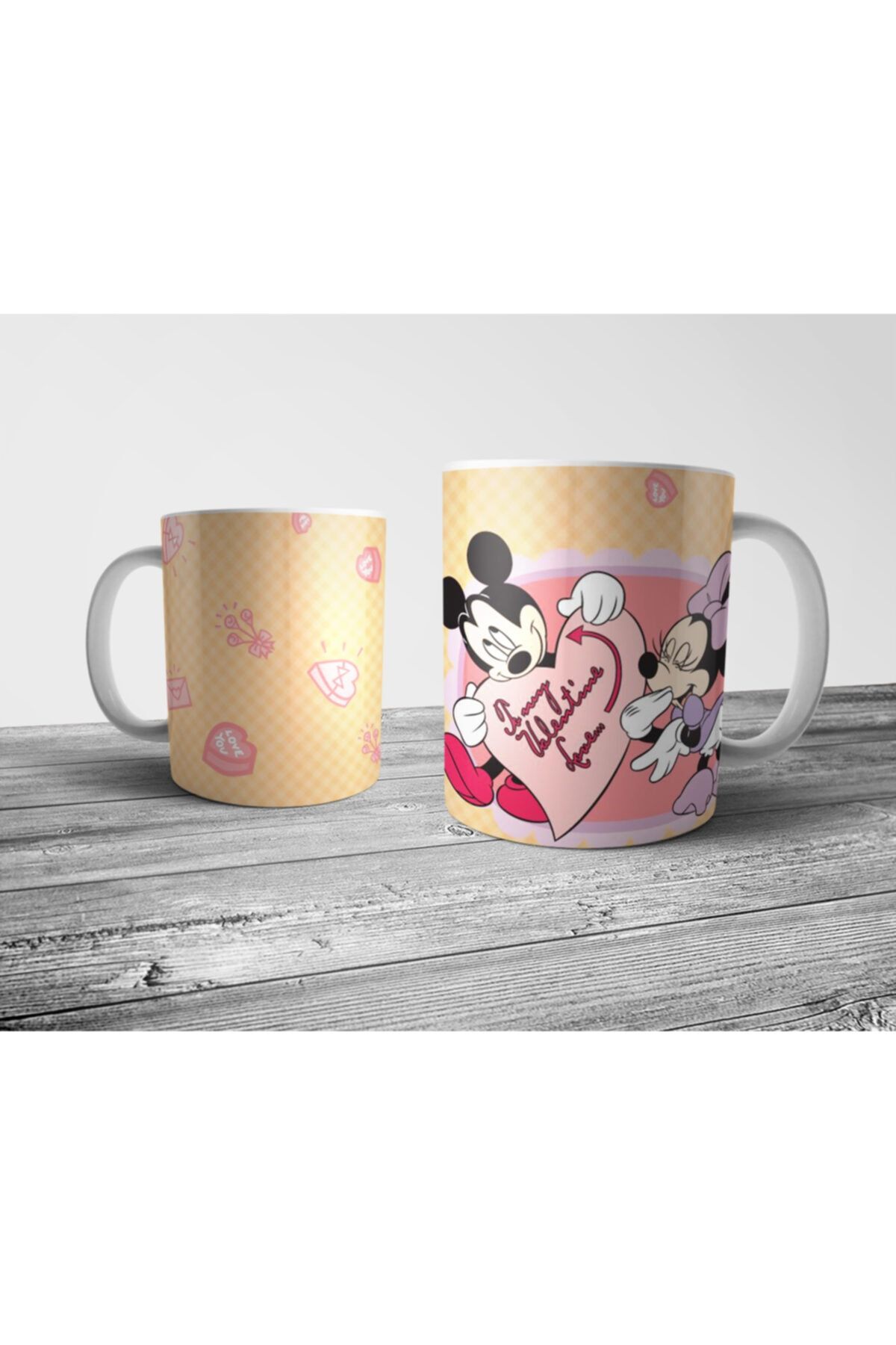 Pixxa Model 2 Mickey Minnie Kupa Bardak