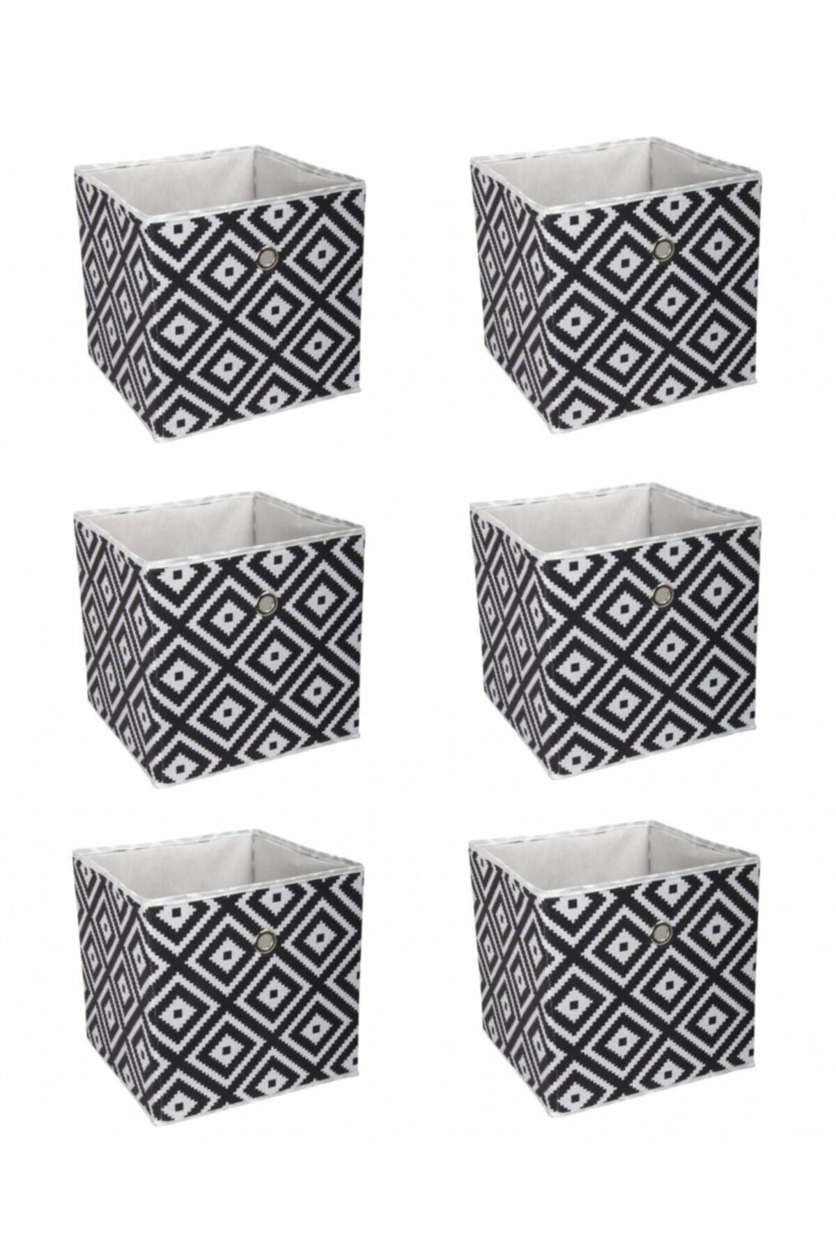 Pazar Kapısı 6 Adet Raf Düzenleyici Organizer Mozaik 30*30*30cm
