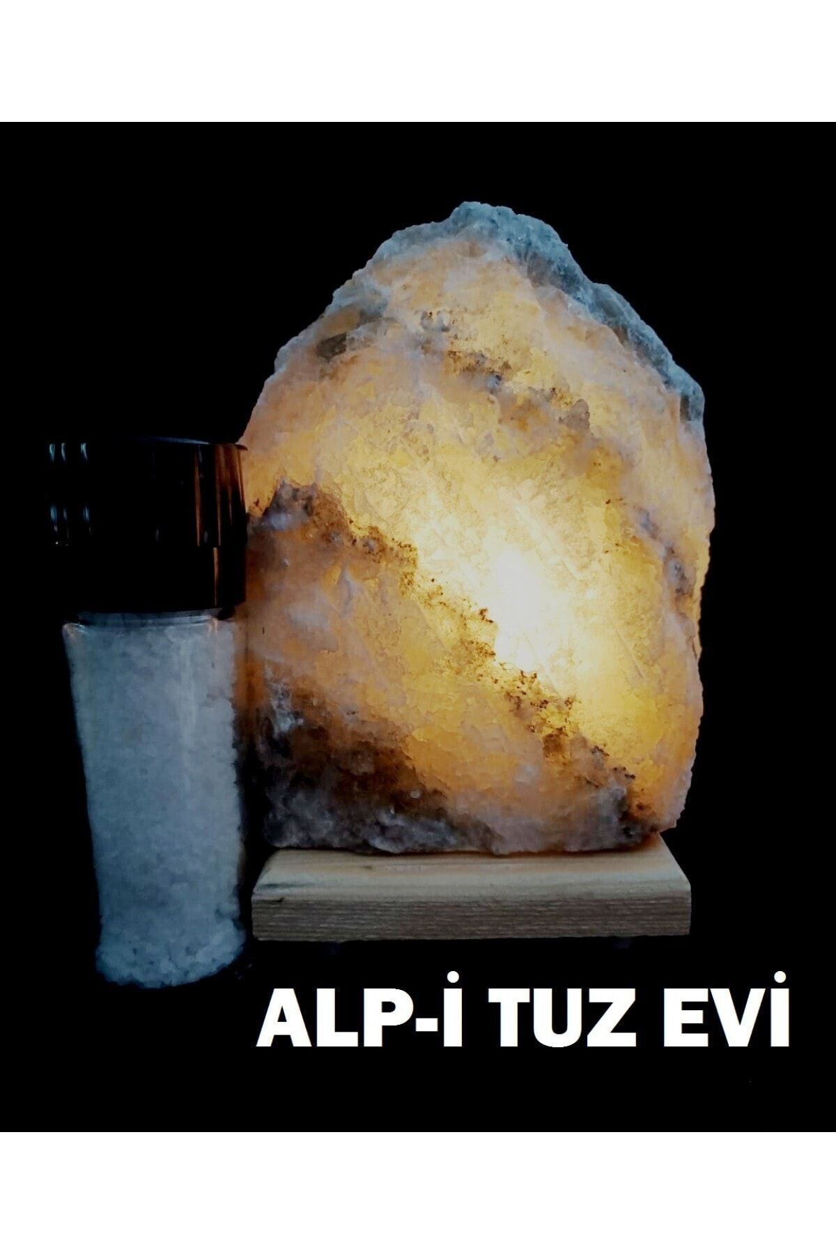 Şifay Alp-i Çankırı Tuz Lambası 3-4 Kg Tuz Değirmeni Hediyeli