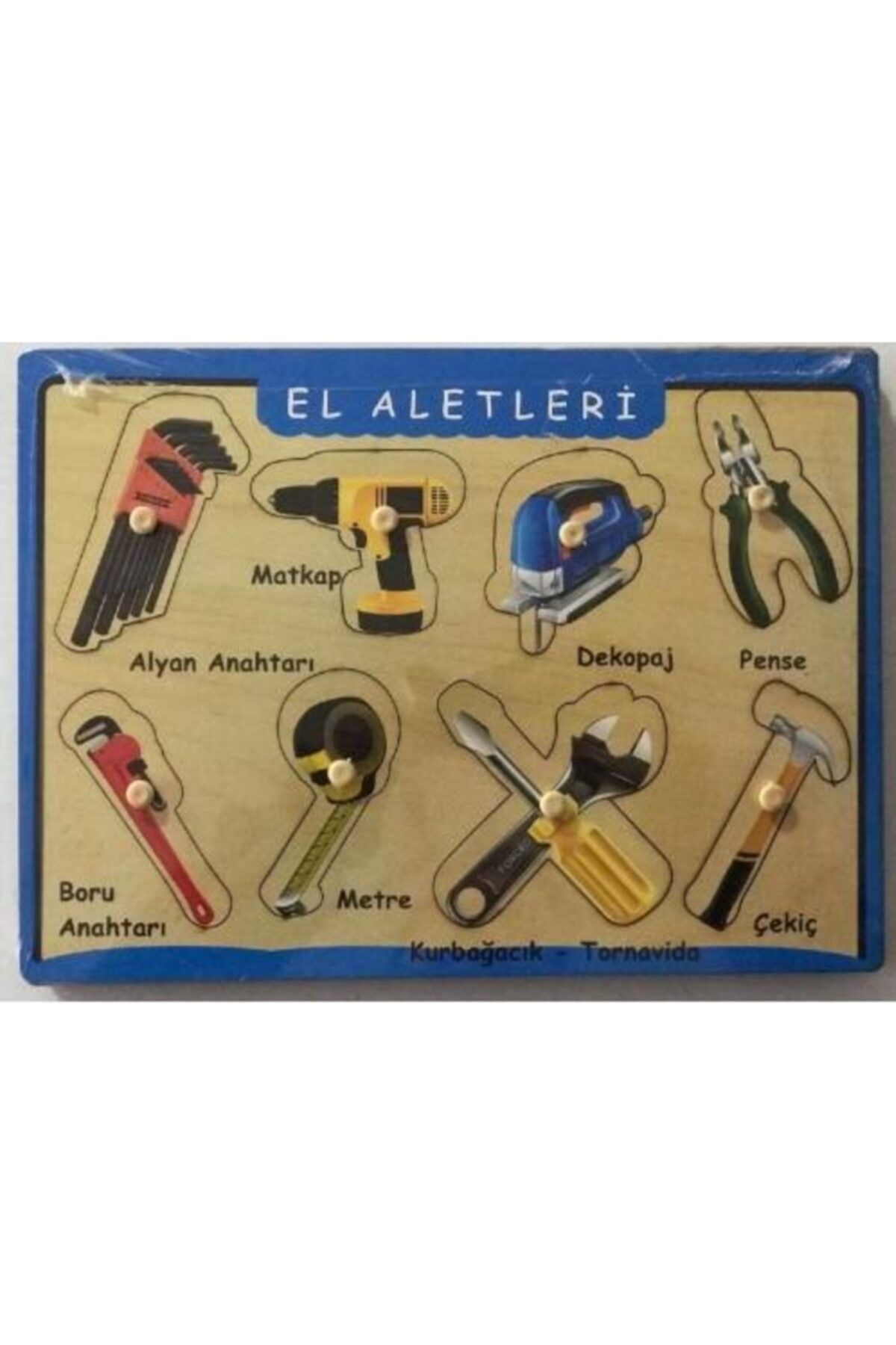 MYD OYUNCAK Ahşap Tutmalı Bultak El Aletleri