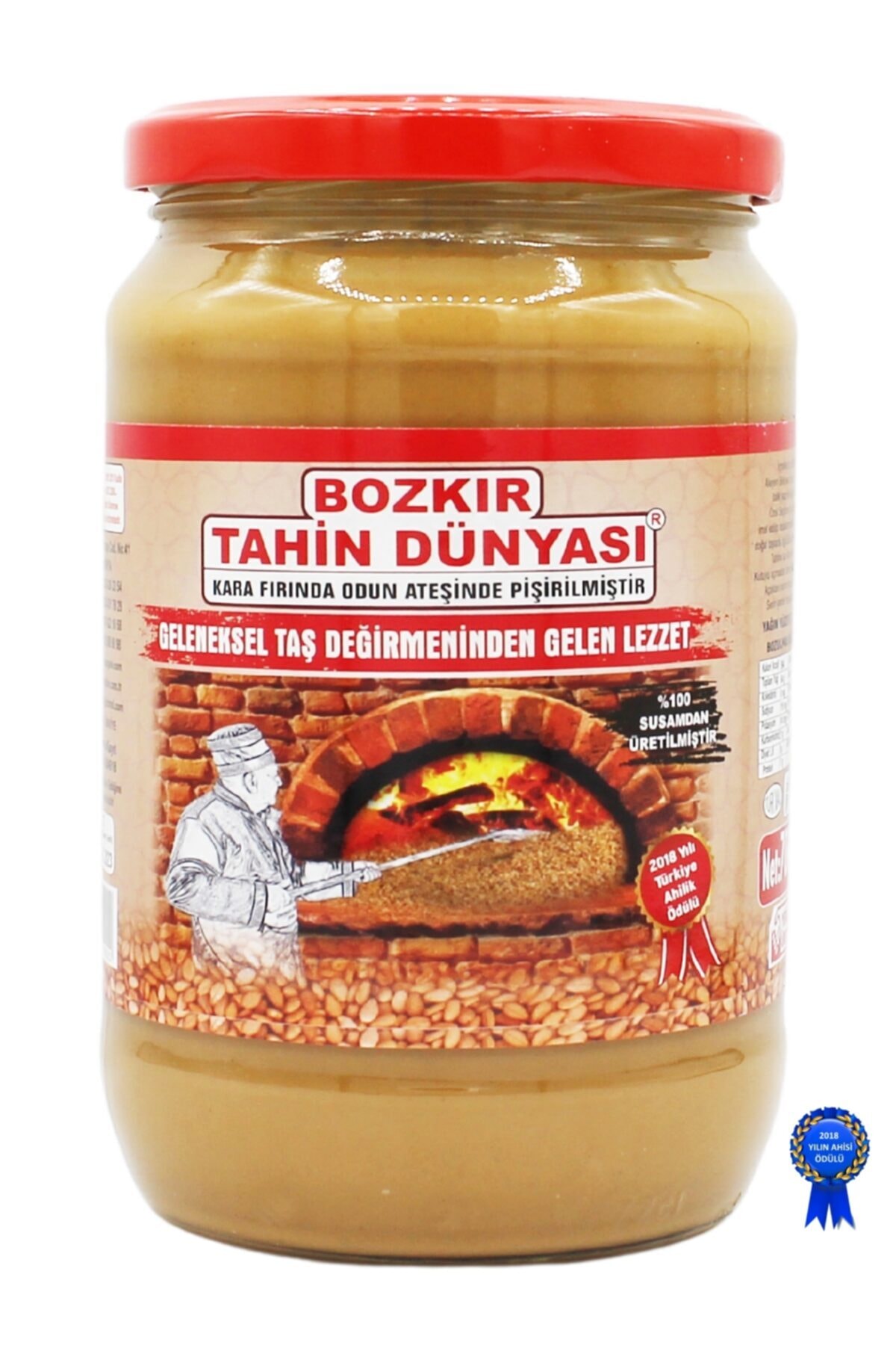 BOZKIR TAHİN DÜNYASI Kepekli Bozkır Tahini 700 gr. Cam