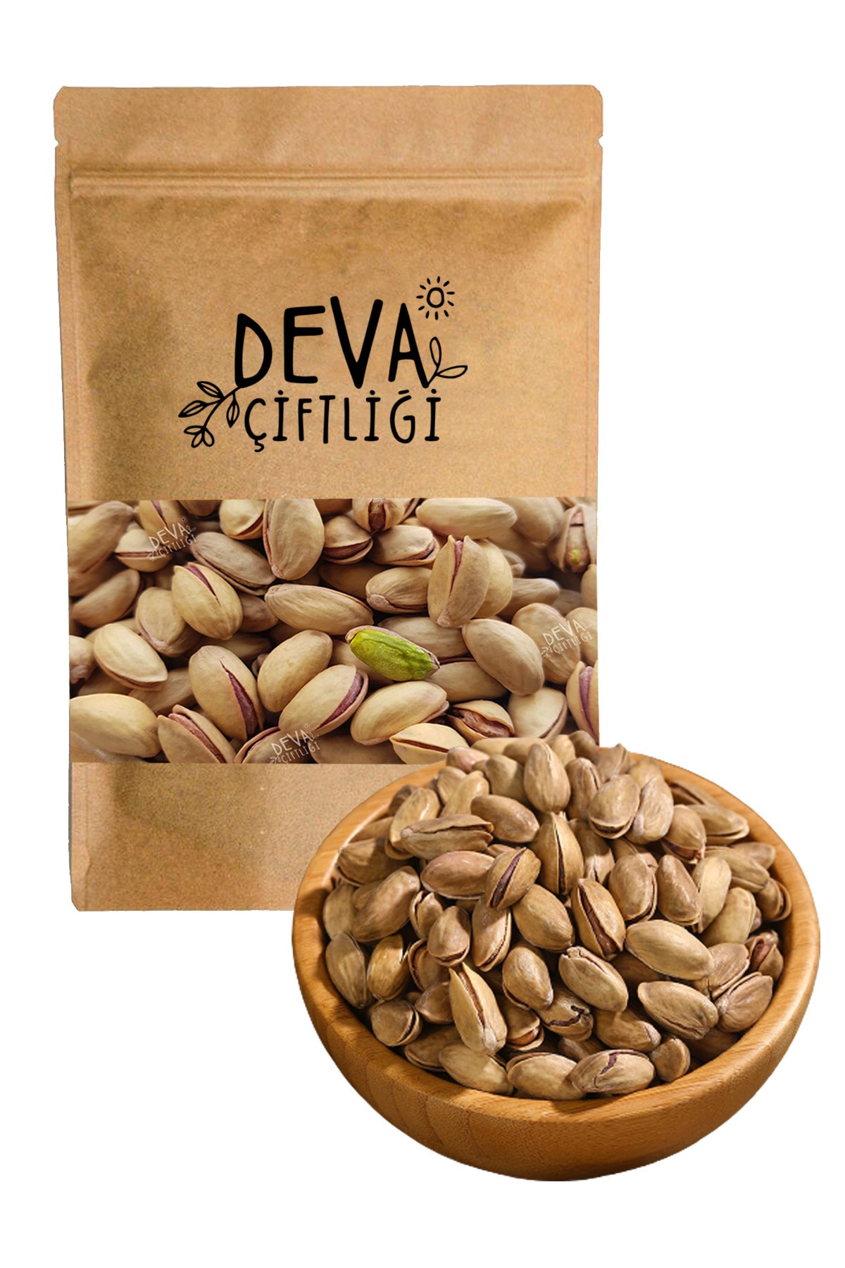 Deva Çiftliği Antep Fıstığı (duble - Yeni Mahsül - 1. Kalite) 250 G