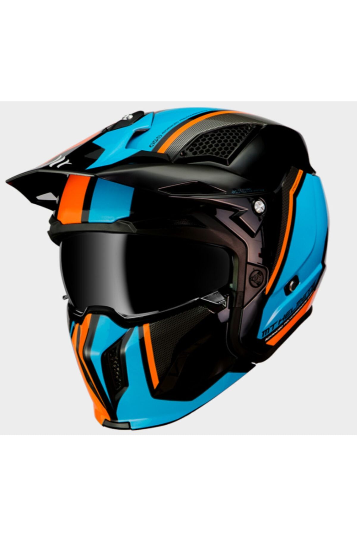 MT Kask Streetfighter Sv Twin A4 Gloss Flo Orange