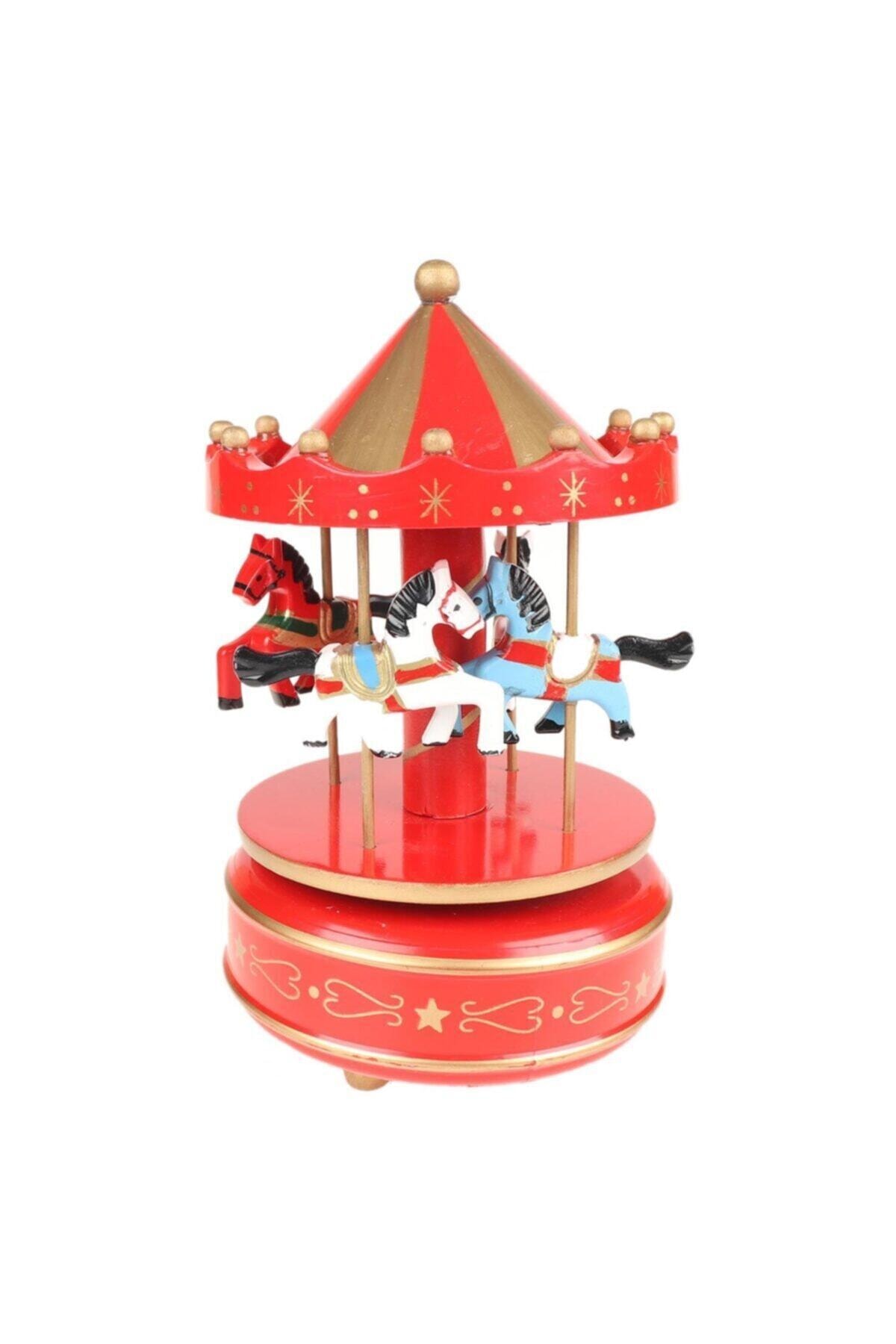 atölye mak Dekoratif Ahşap Atlı Karınca Müzik Kutusu