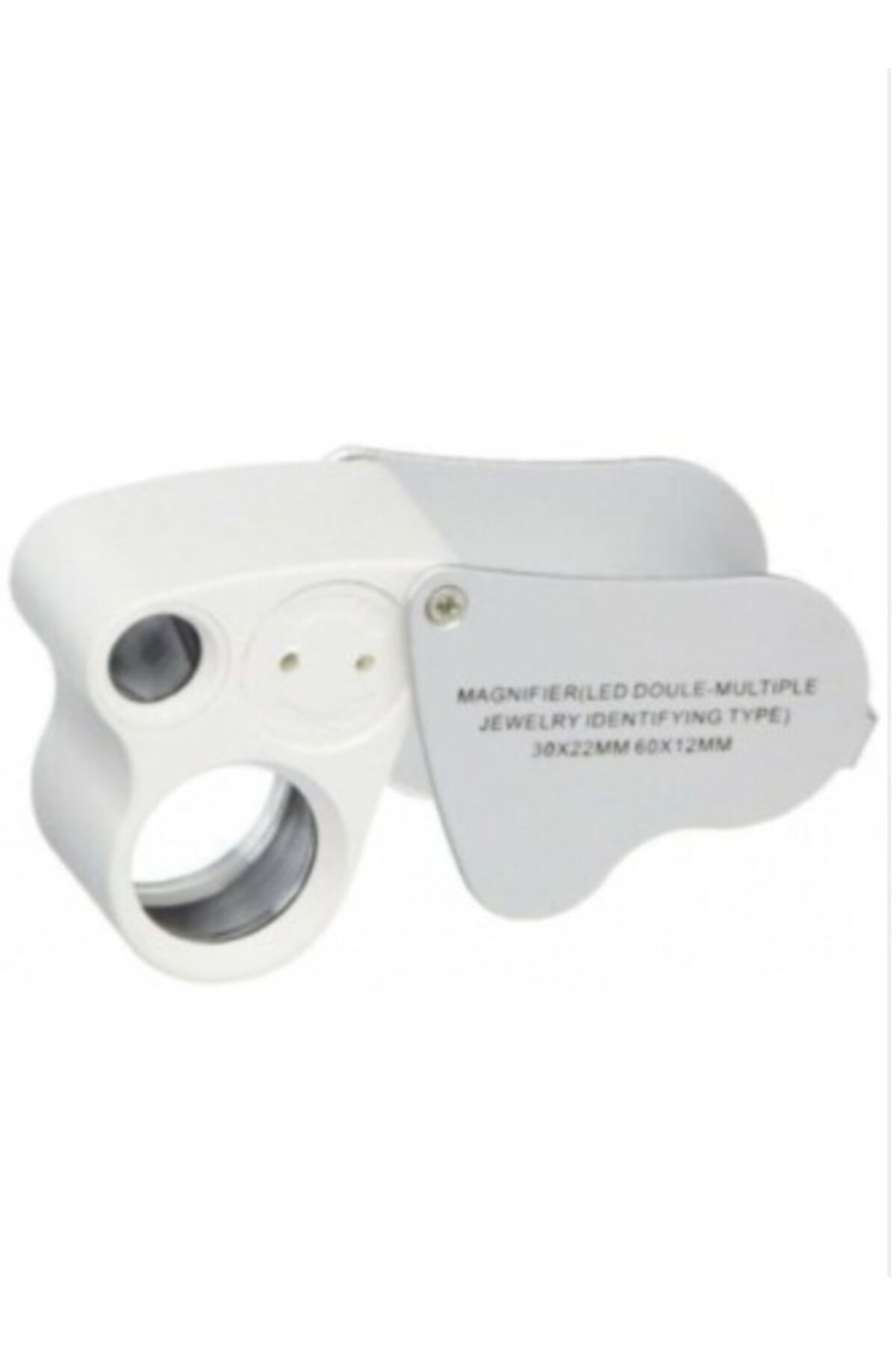 REKOTOOLS Göz Büyüteç, Işıklı Metal 30x22mm 60x12mm Aydınlatma Led