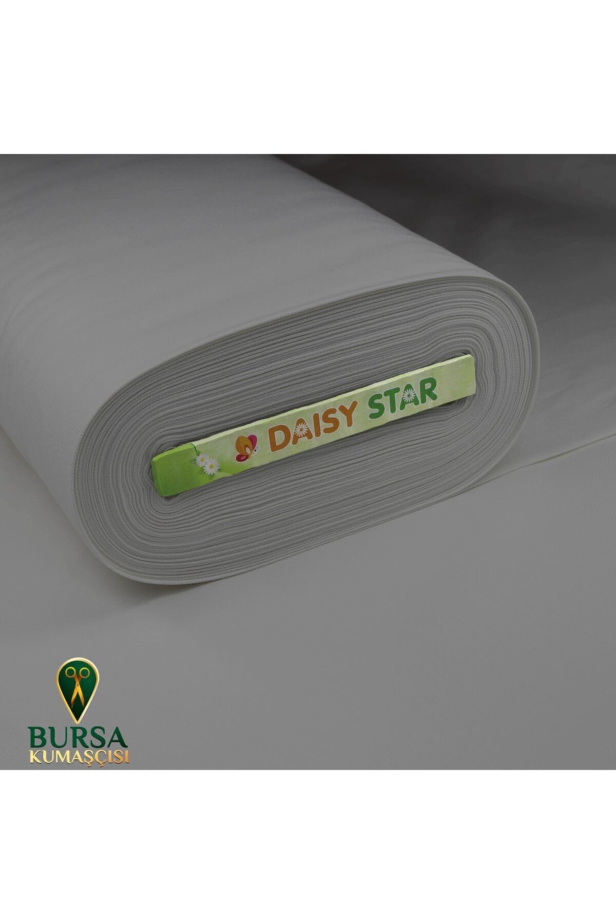 Bursa Kumaşçısı Duck Keten Kumaş Düz Renkler Gri