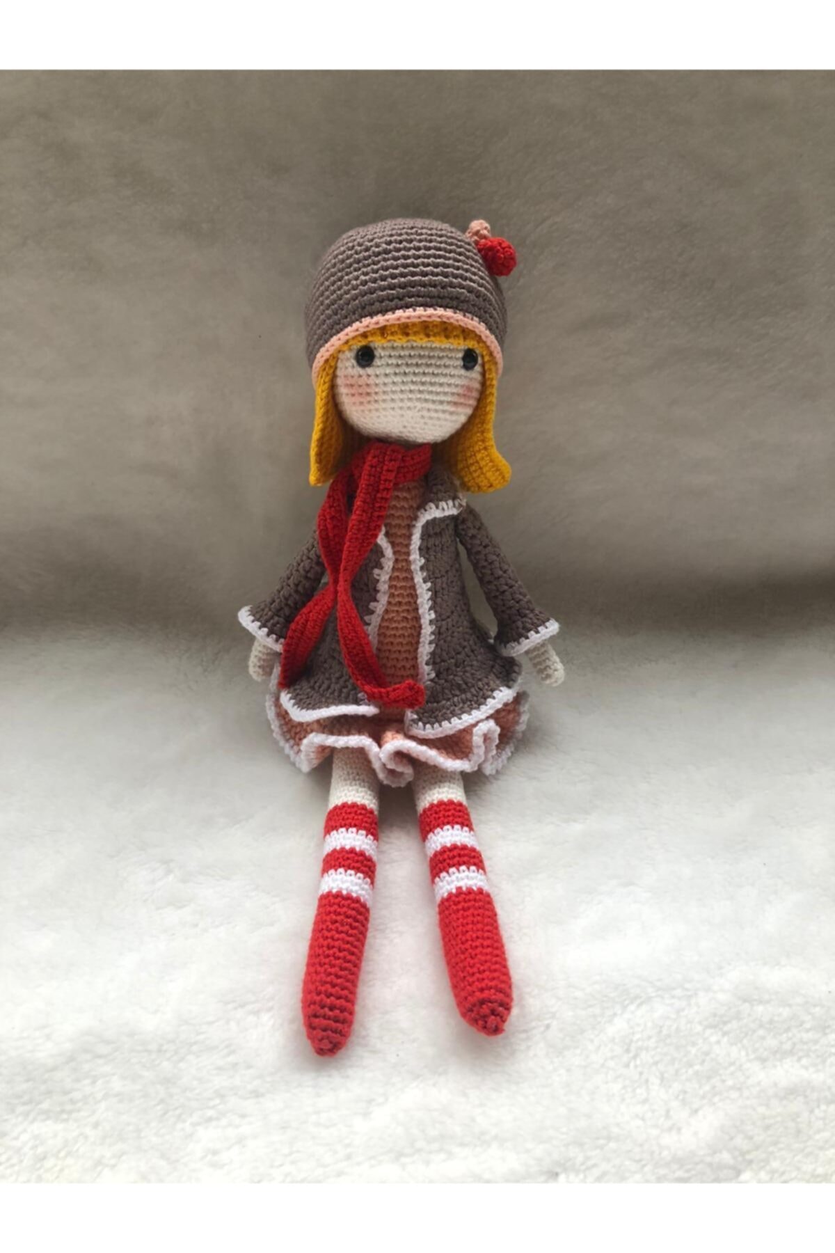 Bebo Store Winter Girl Örgü Bebeği