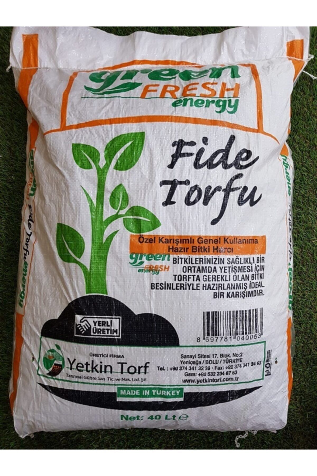 green fresh Torf Toprak 4 Adet 40 lt