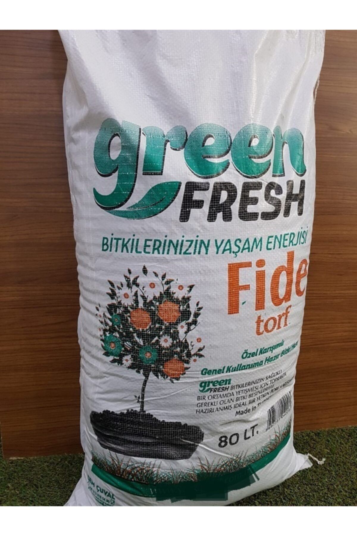 green fresh Torf 4 Adet 80 Lt Çiçek Toprağı Saksı Toprağı Torf Toprak Perlitli Torf Perlit Torf Karışımı