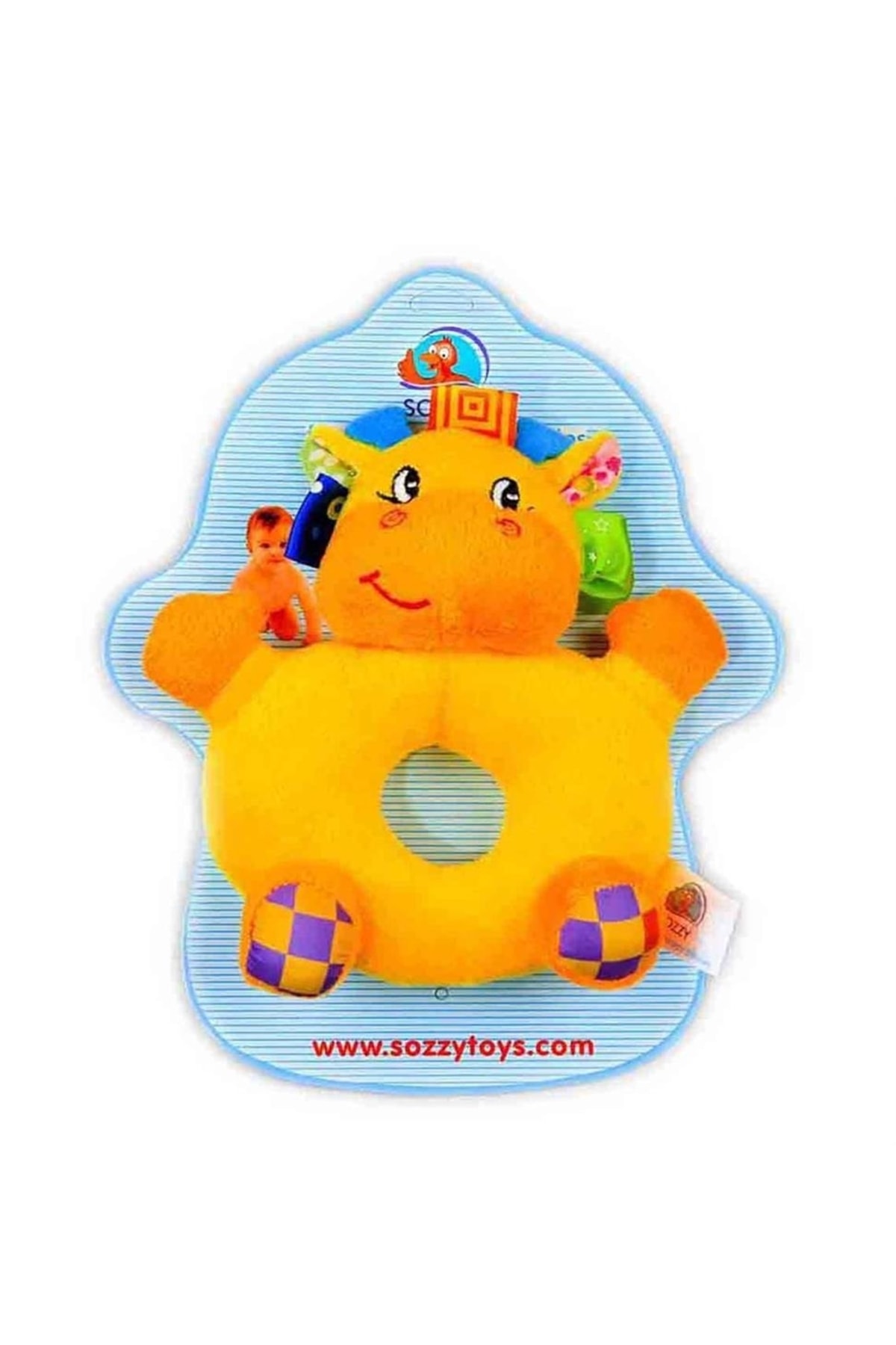 Sozzy Çıngıraklı Zürafam Bebek Oyuncak Szy104