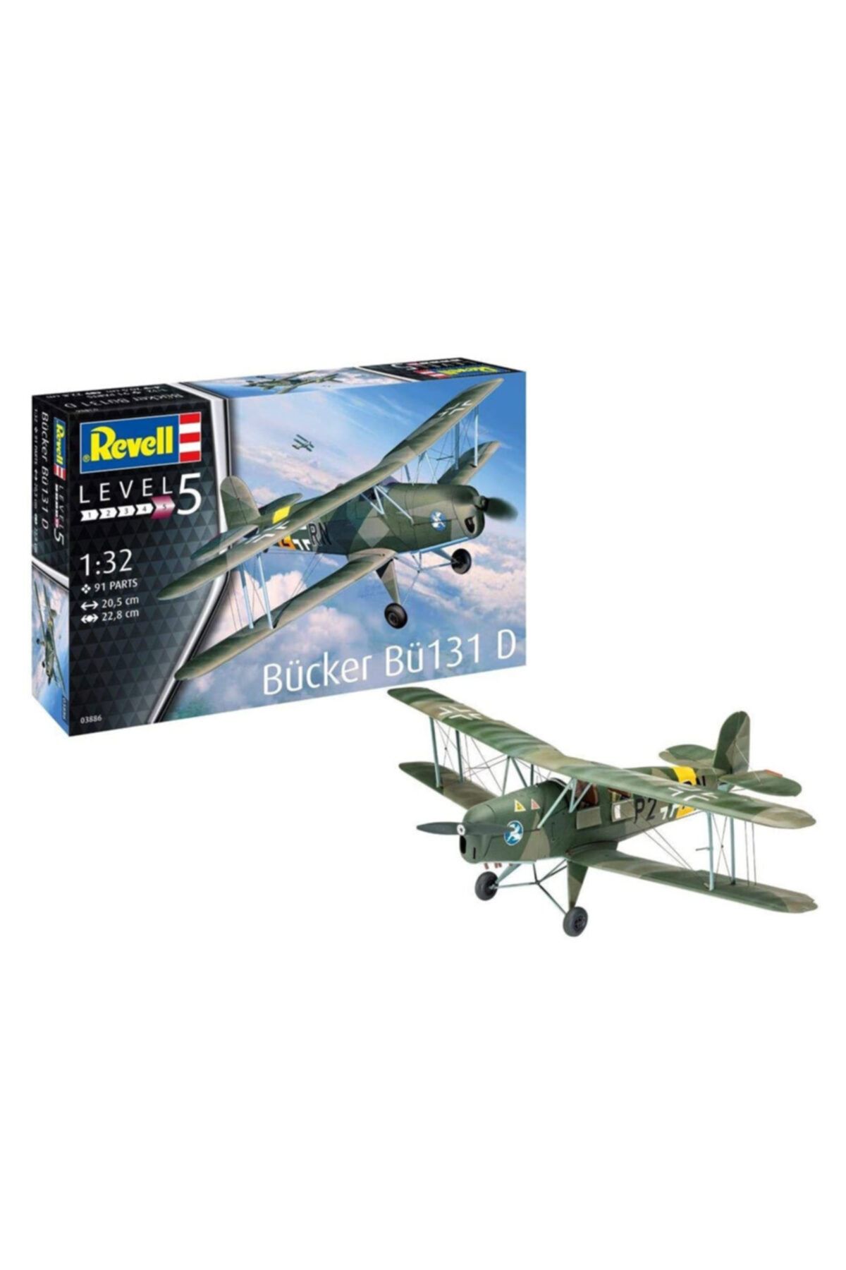 REVELL Maket Bücker Bü131 03886