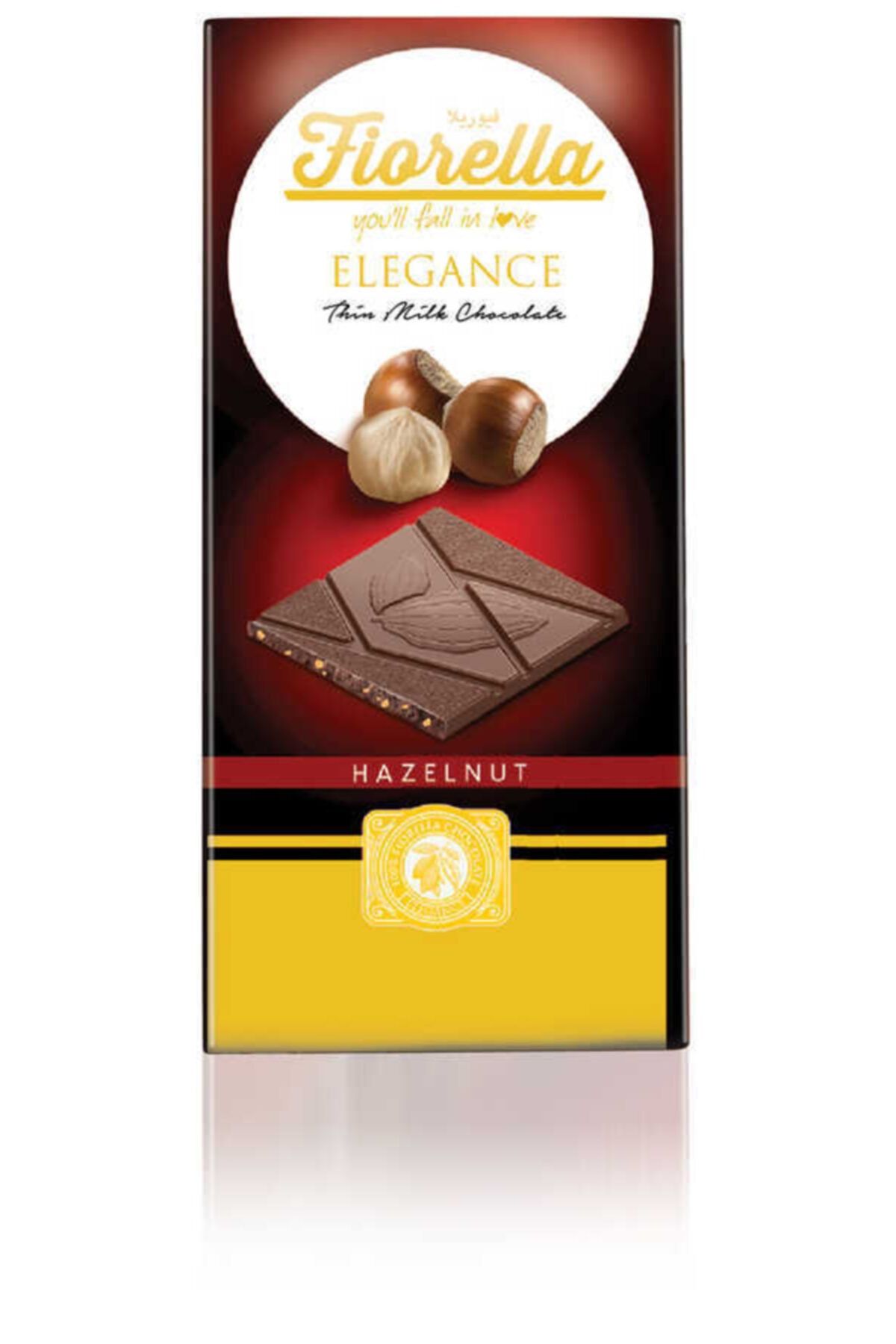 FIORELLA Elegance Fındıklı Sütlü Çikolata 70 Gr. 10 (1 Kutu)