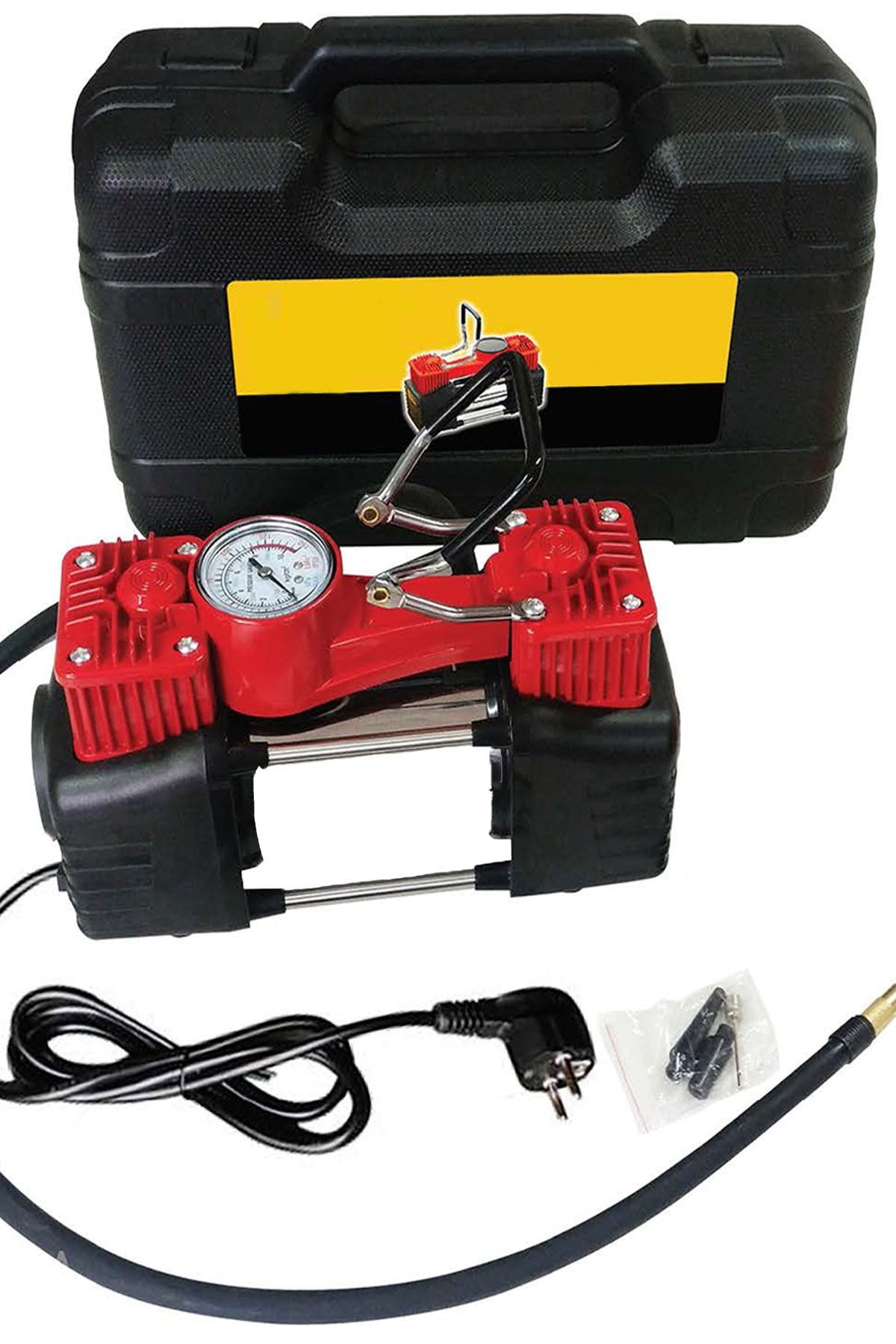 Mobee Meşem Elektrikli Hava Kompresörü 220w Büyük Boy Hava Kompresörü Araç Lastik Şişirme Aleti 1410